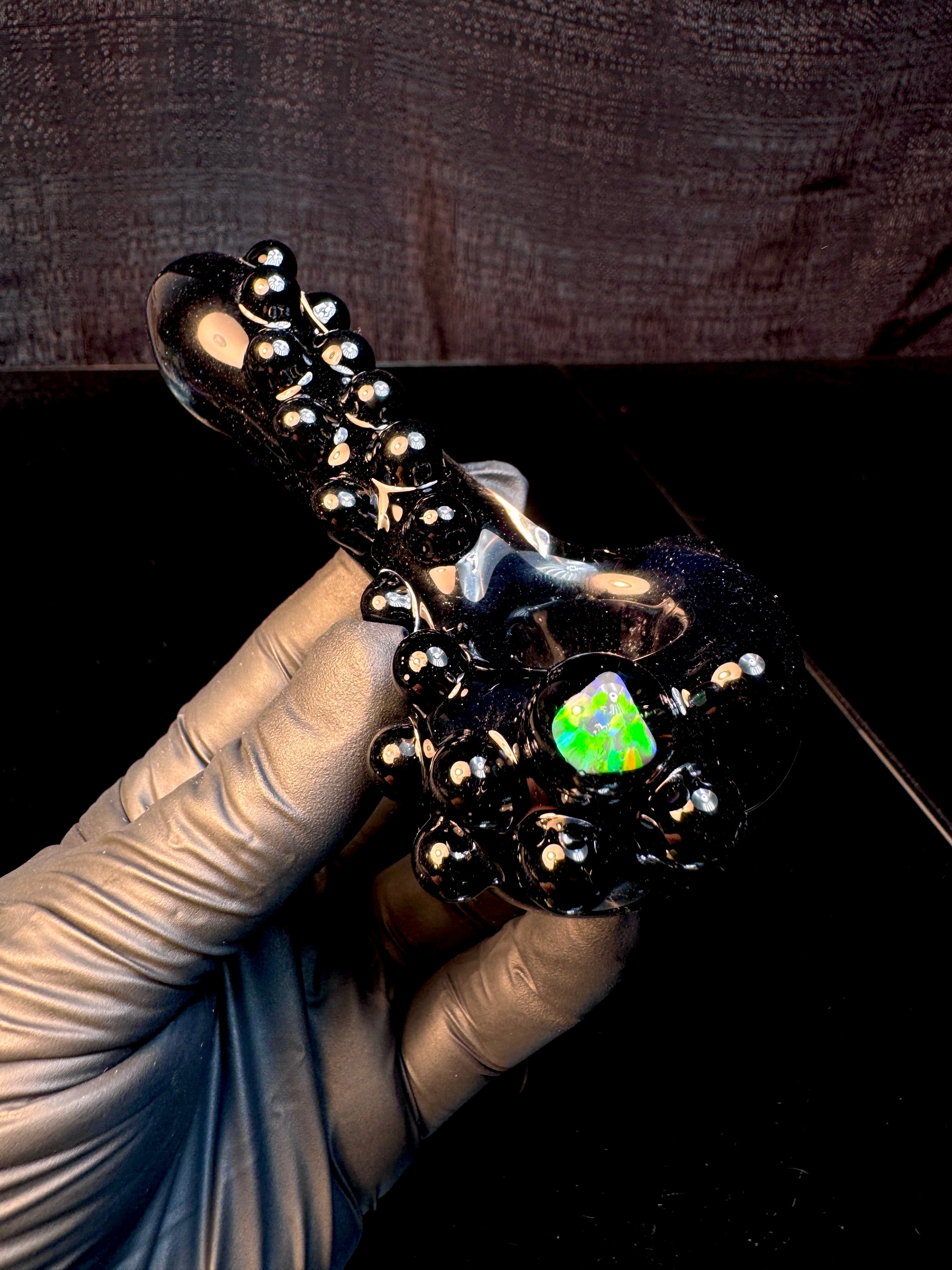 Galaxy black x  jet black Opal spoon