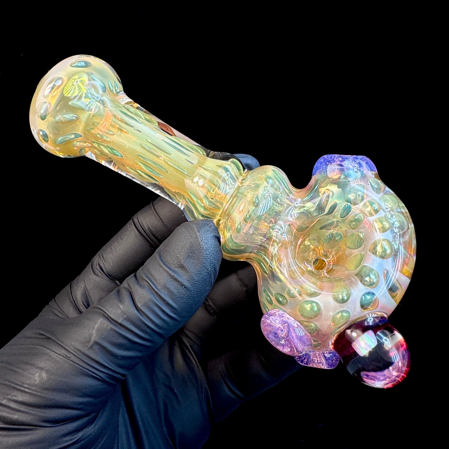 Gold fume x pink slyme opal pipe