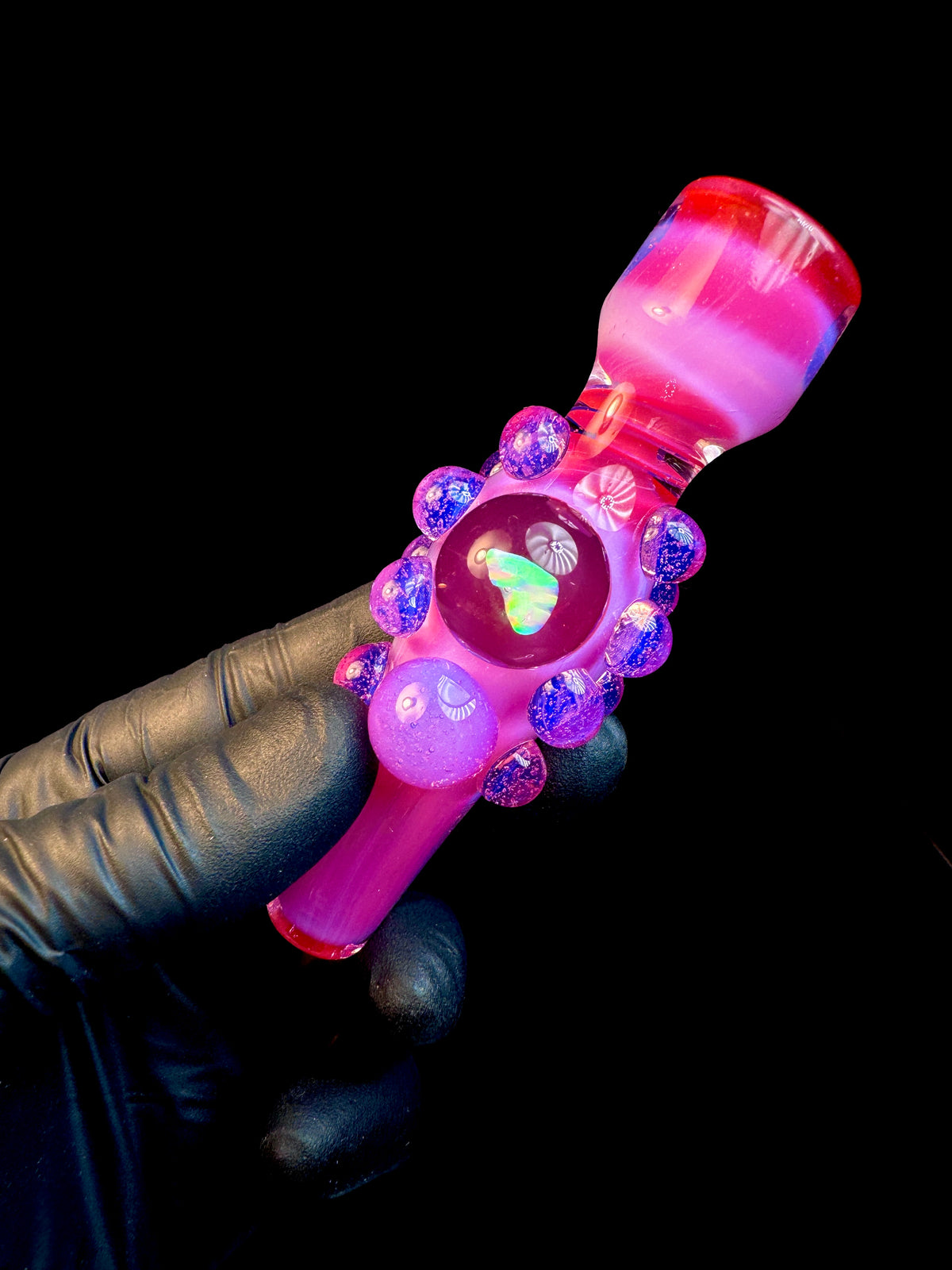 Cosmic bubblegum opal chillum