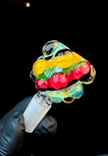 Load image into Gallery viewer, 14mm Slyme Rasta bowl
