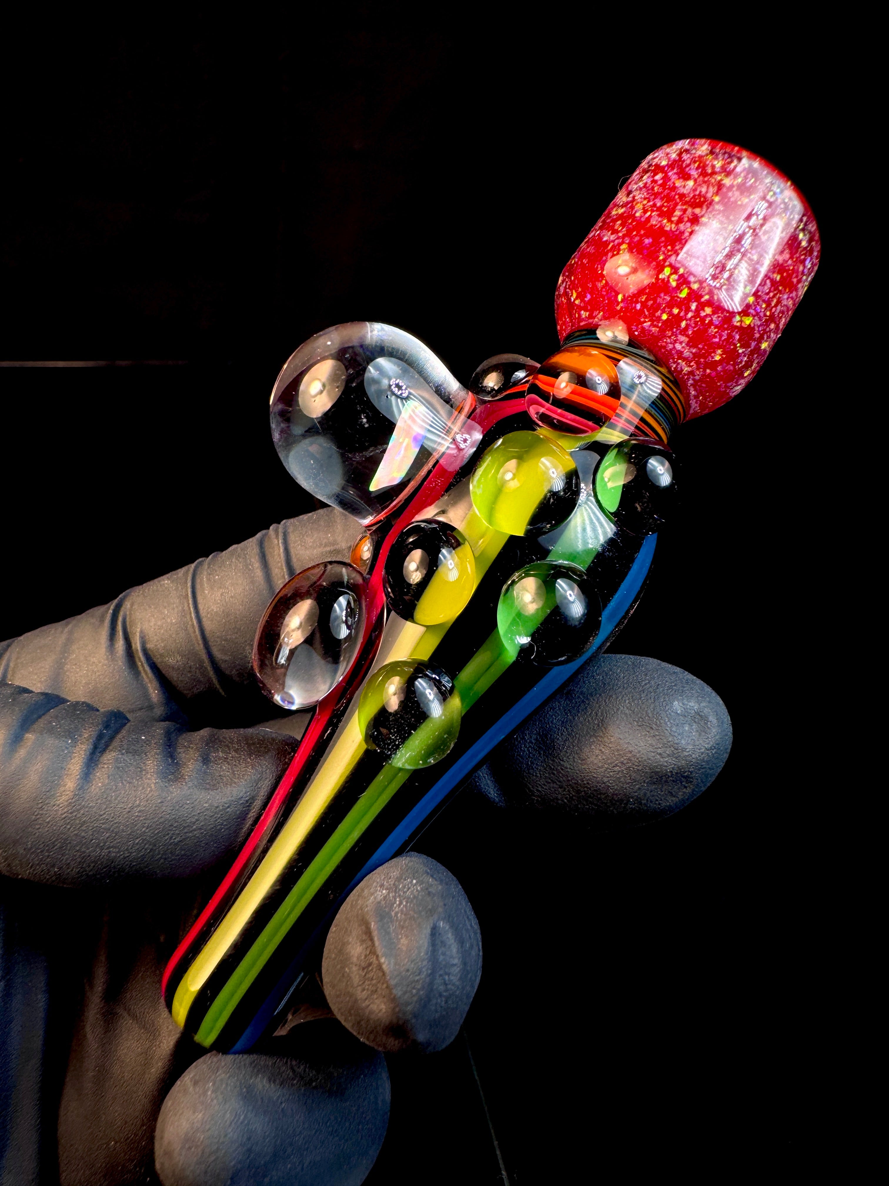 Black Rainbow x Cherry Cropal Chillum