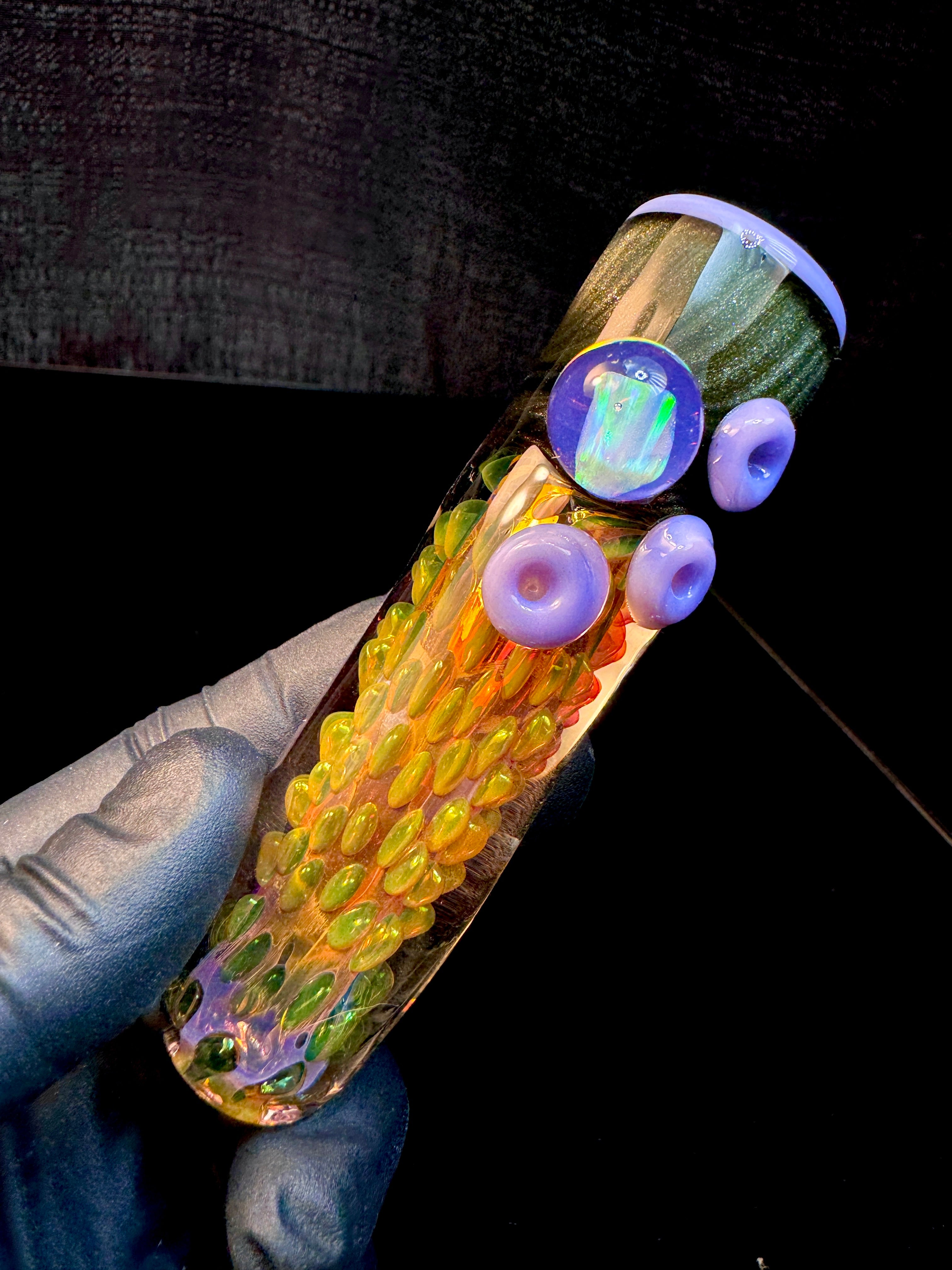 Electrum x gold fume x milky purple opal brickhouse chillum