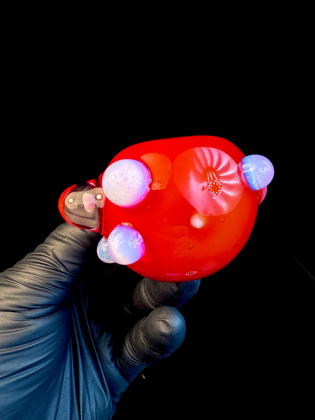 Cherry x Fire fade Wigwag Pipe
