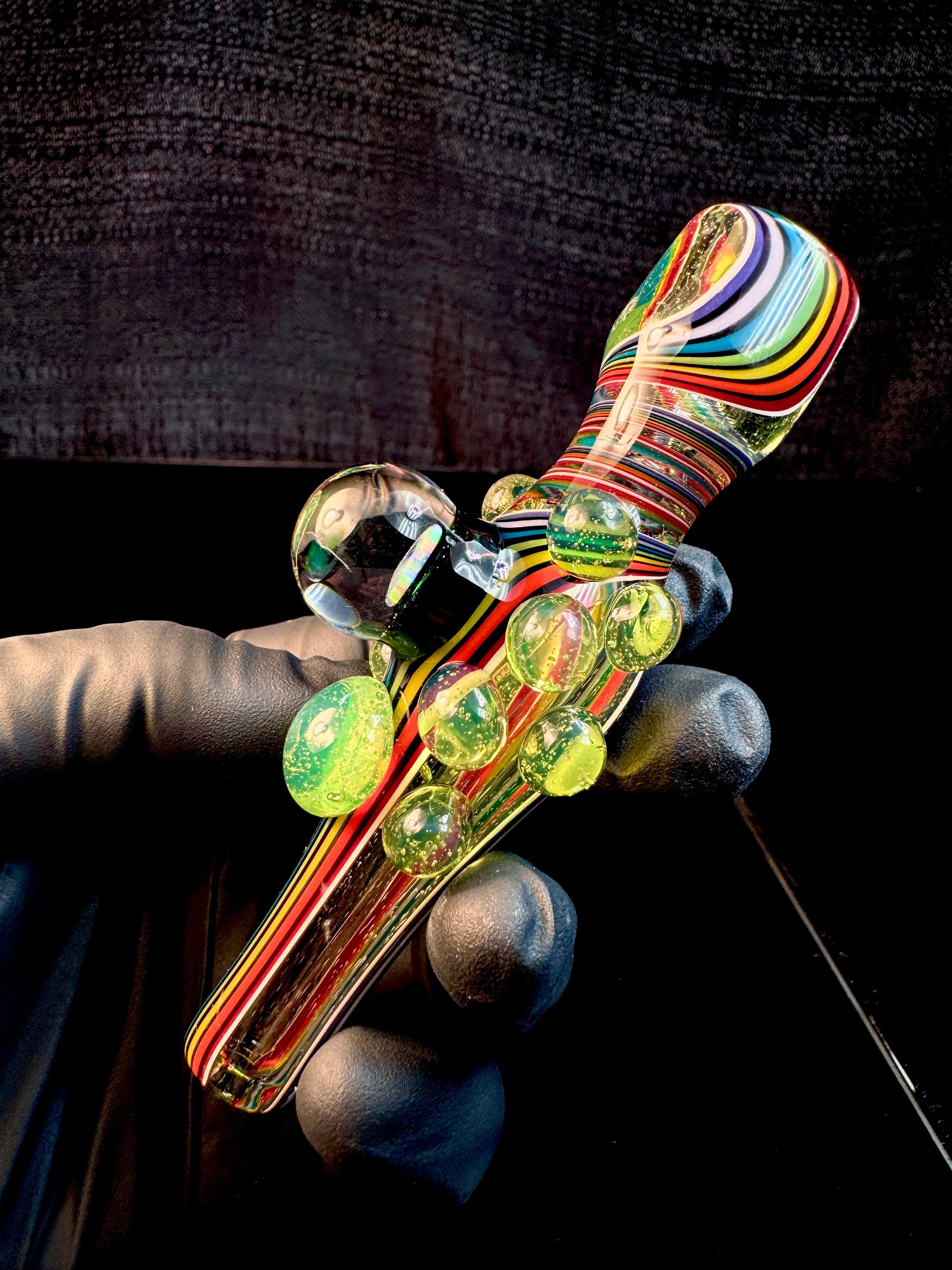 Rainbow opal chillum