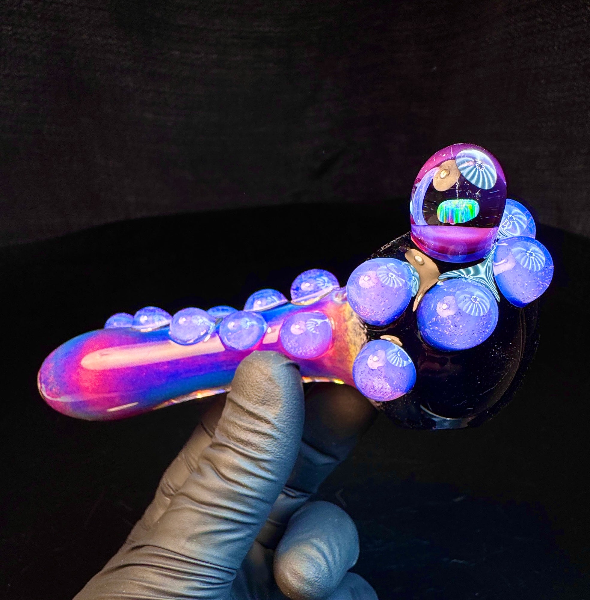 Jet black x fripidy opal pipe