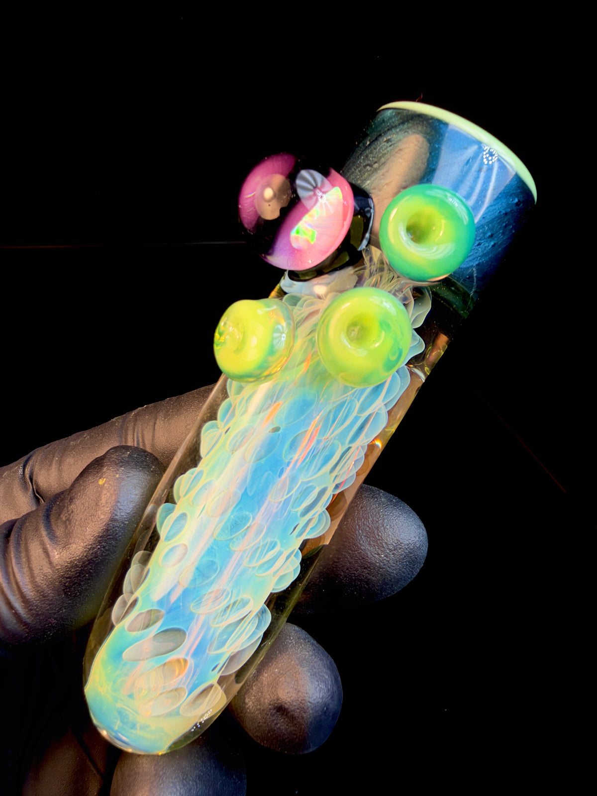 Fumed opal brickhouse chillum