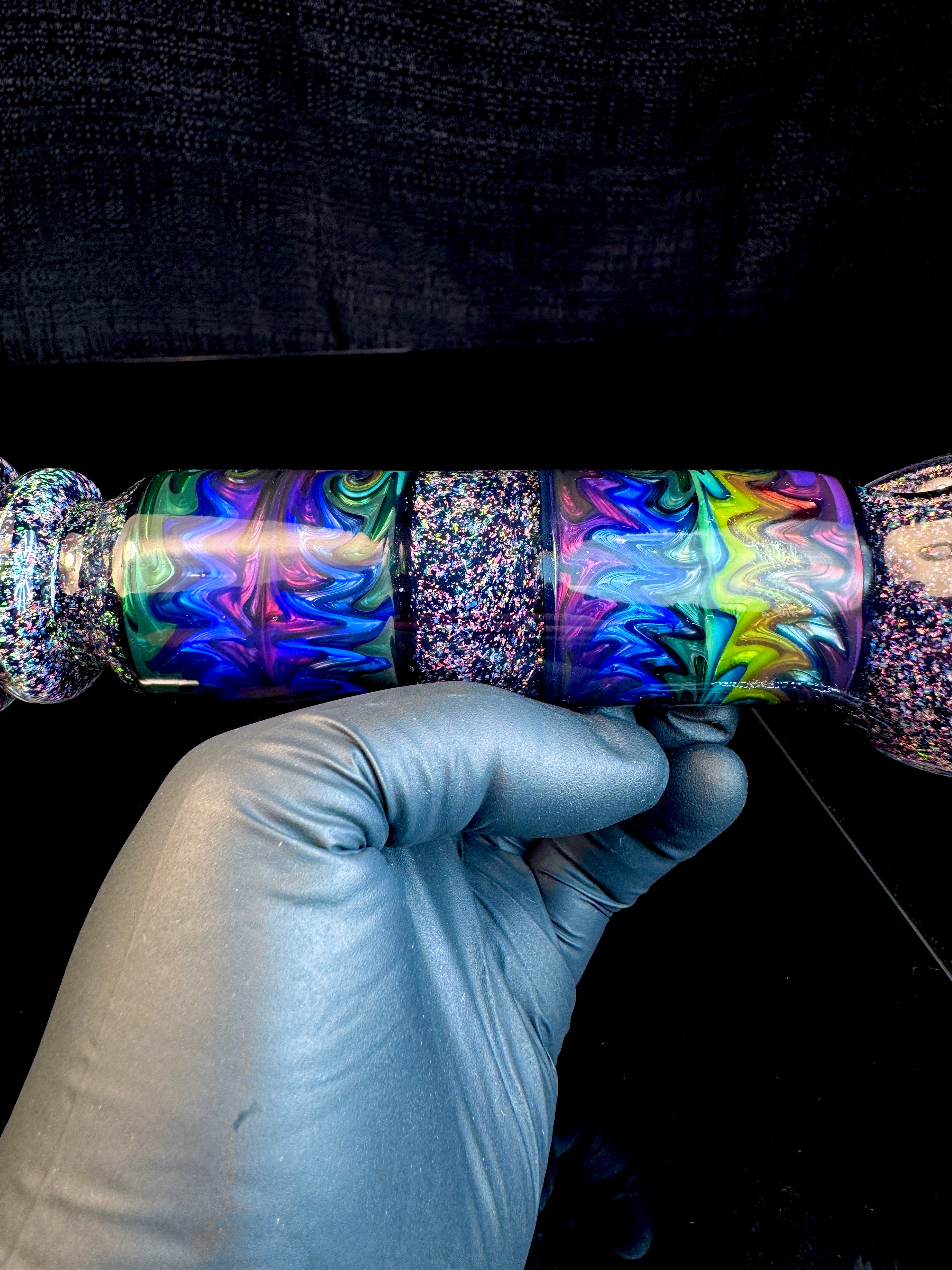 Steamroller opal spoon