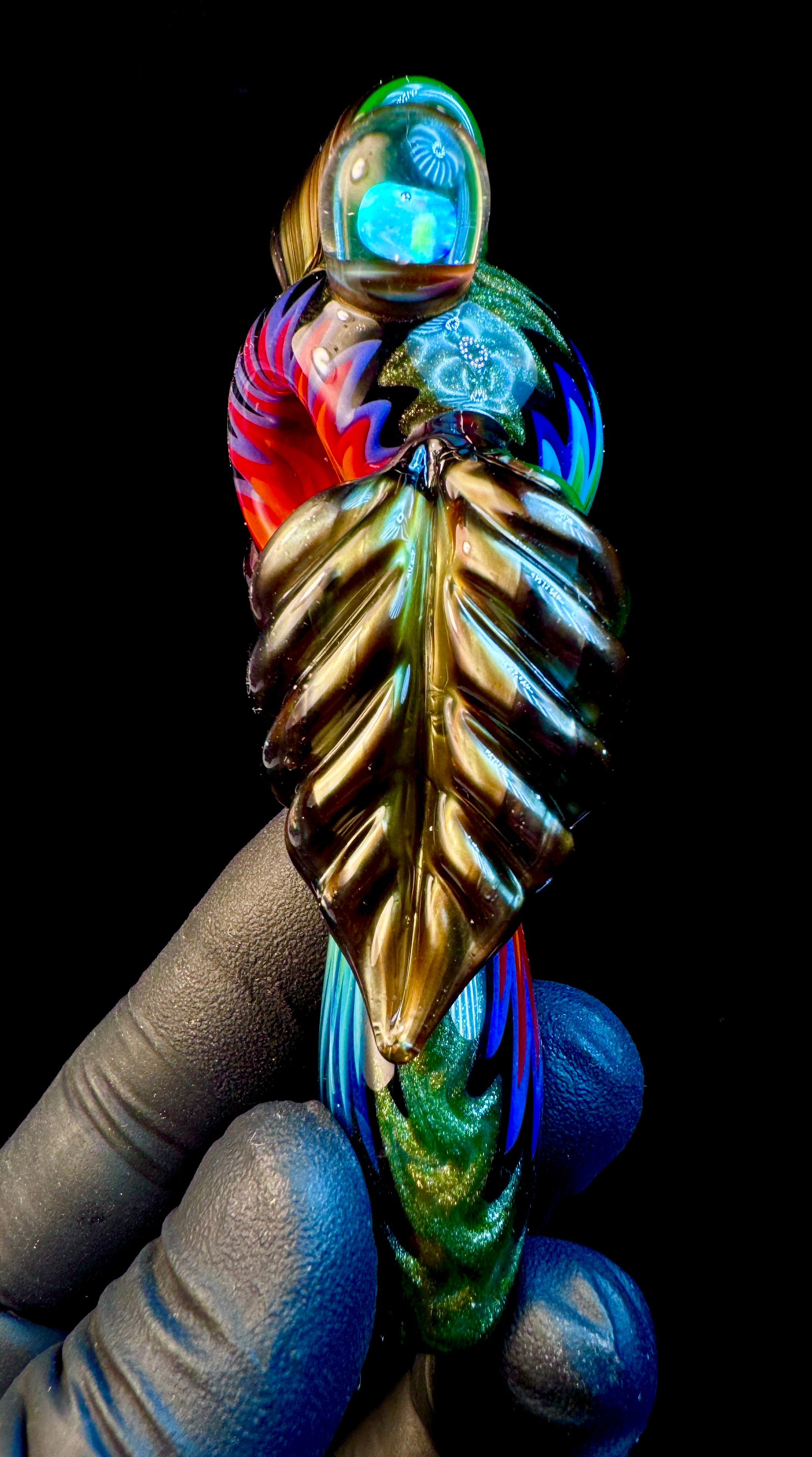 HL x Blossom wigwag rainbow pendant mini pipe