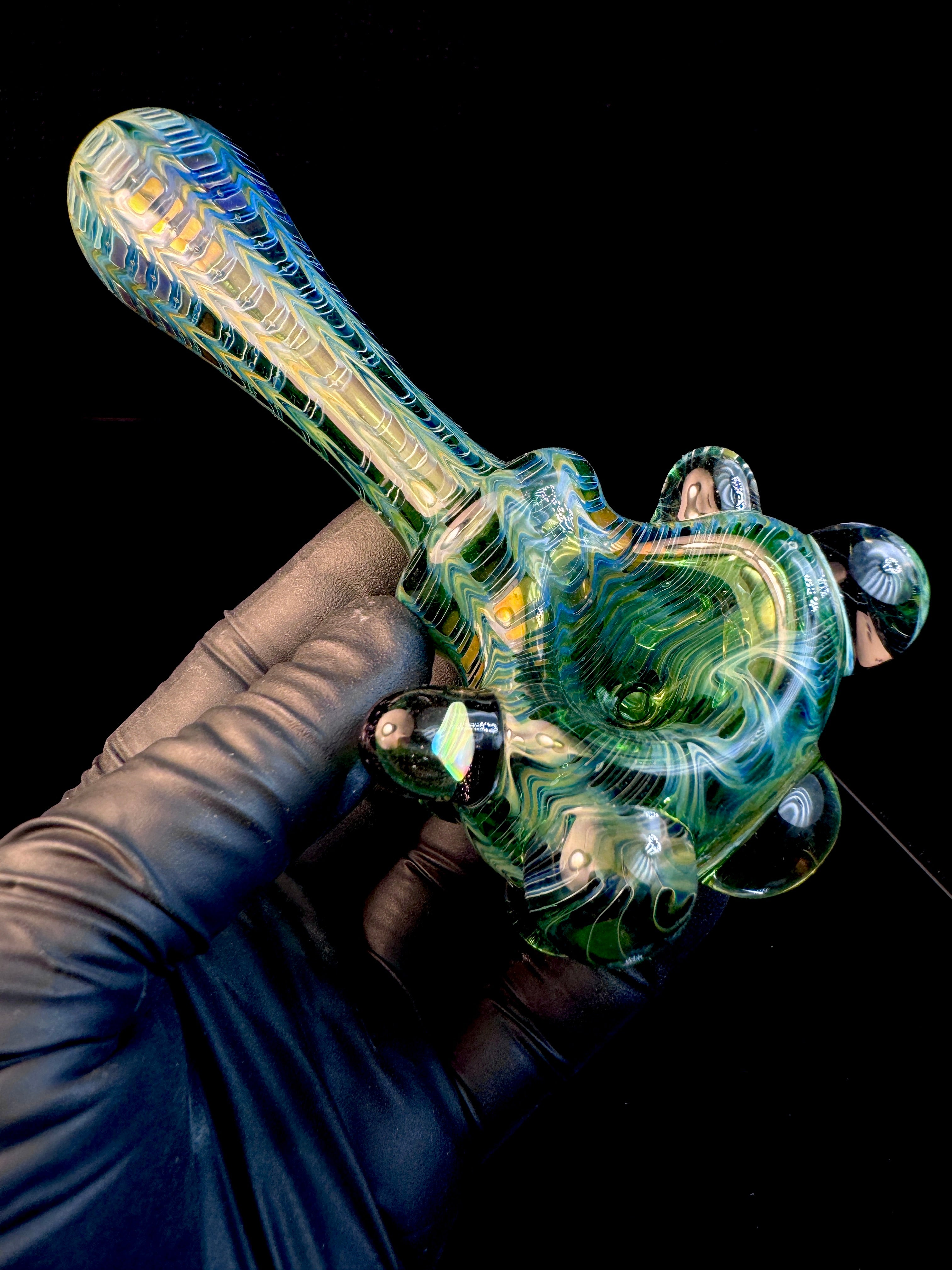 Jade dark web opal spoon