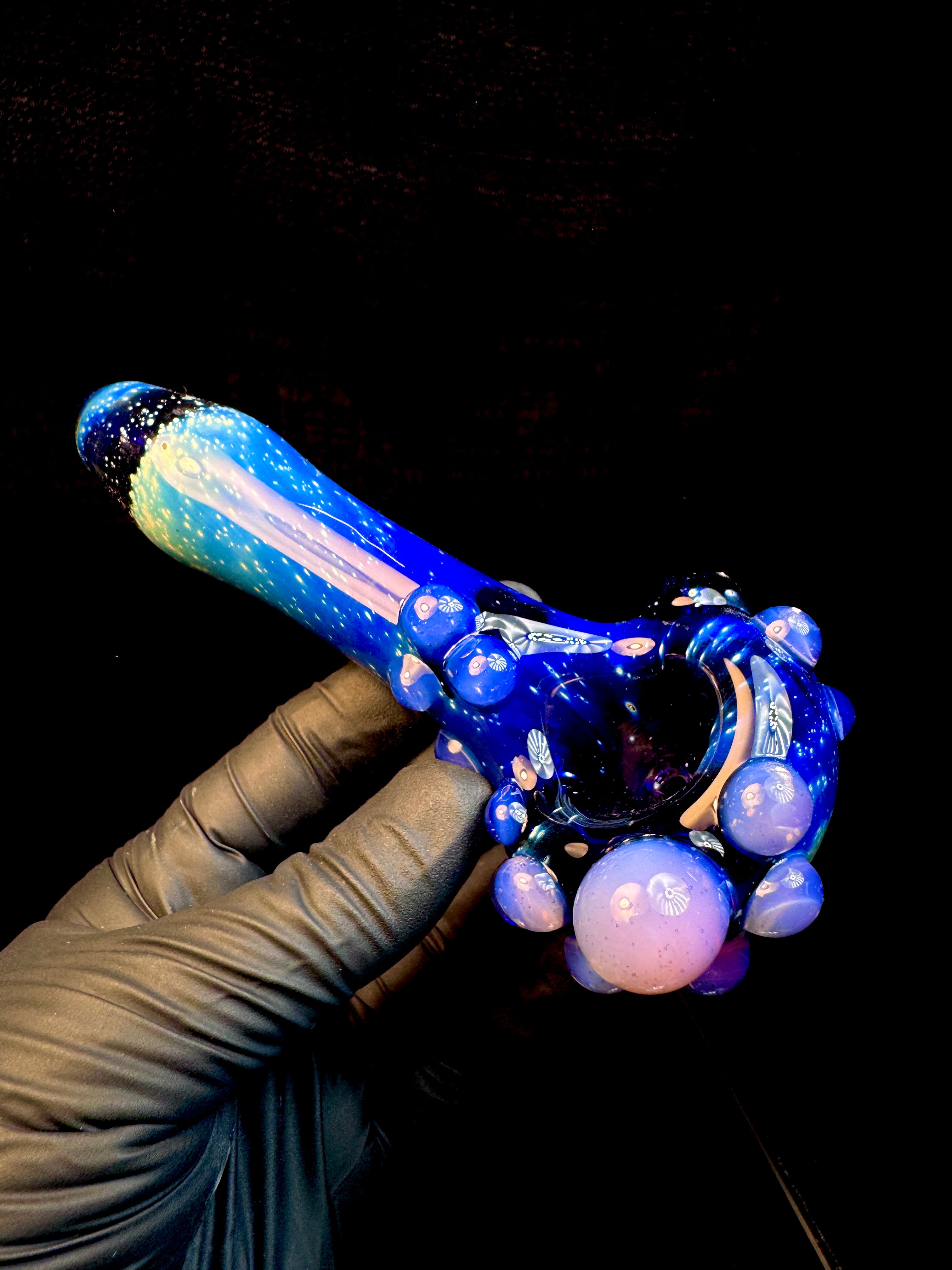 Pink slyme Space Dot spoon