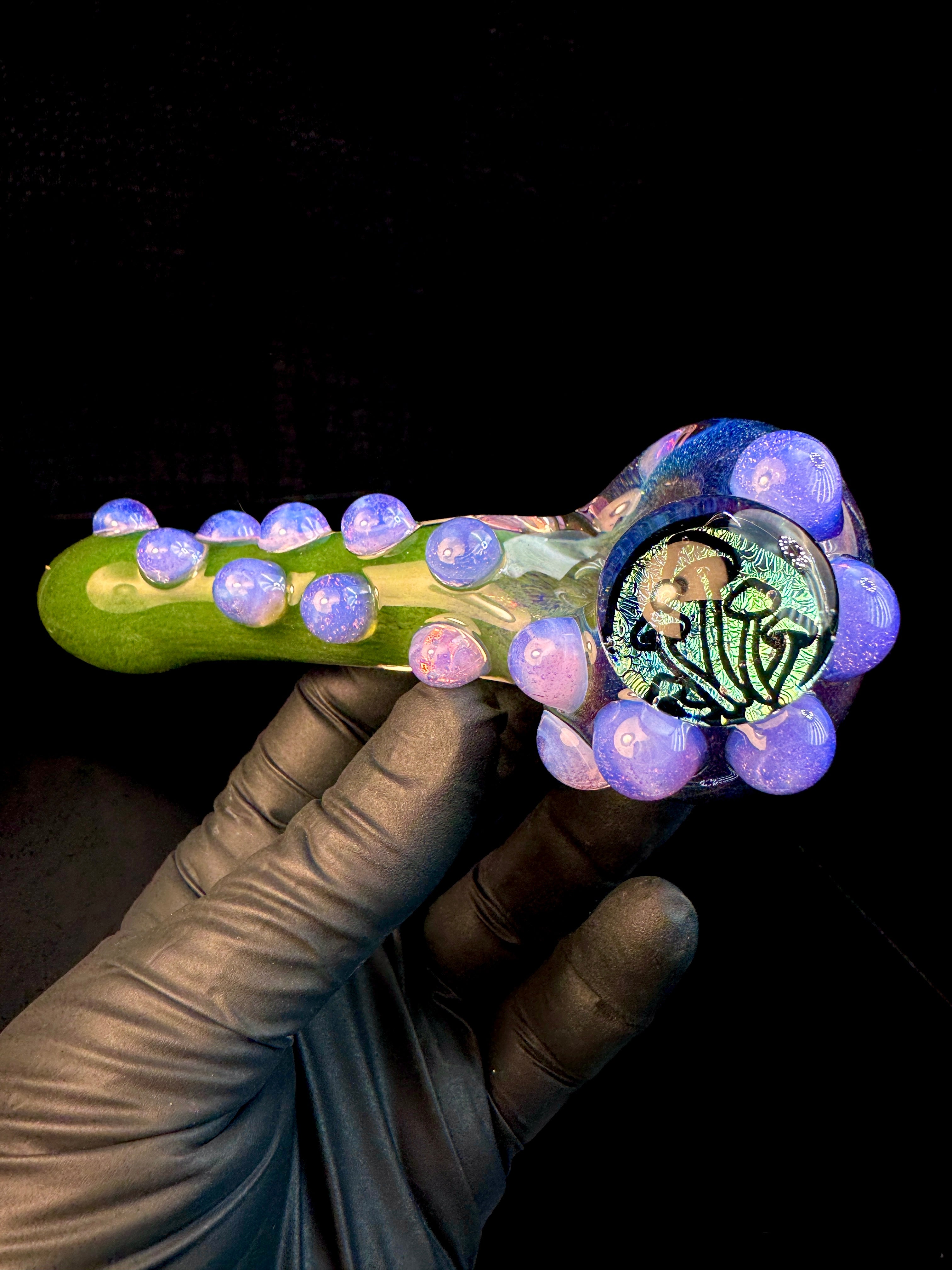 Dichroic mushroom spoon