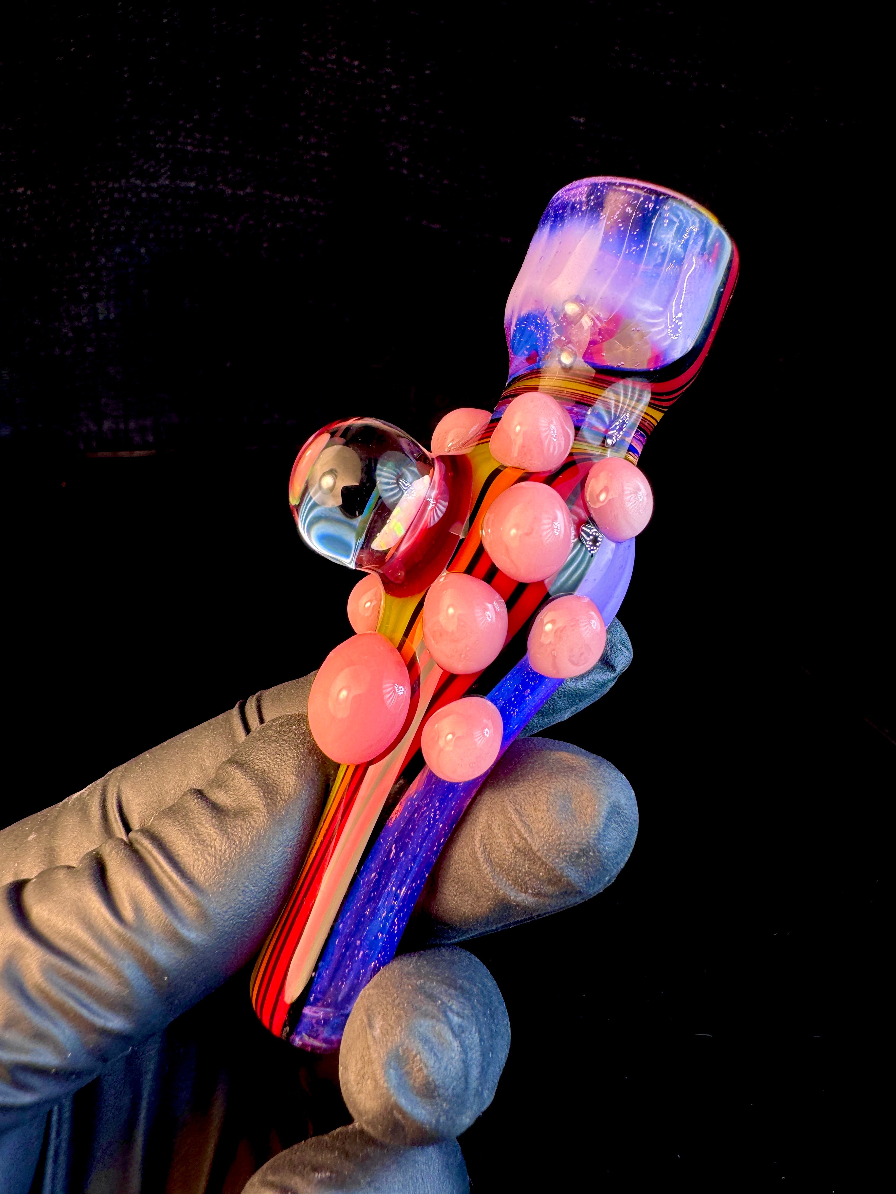 Pink slyme fire x milky pink opal chillum