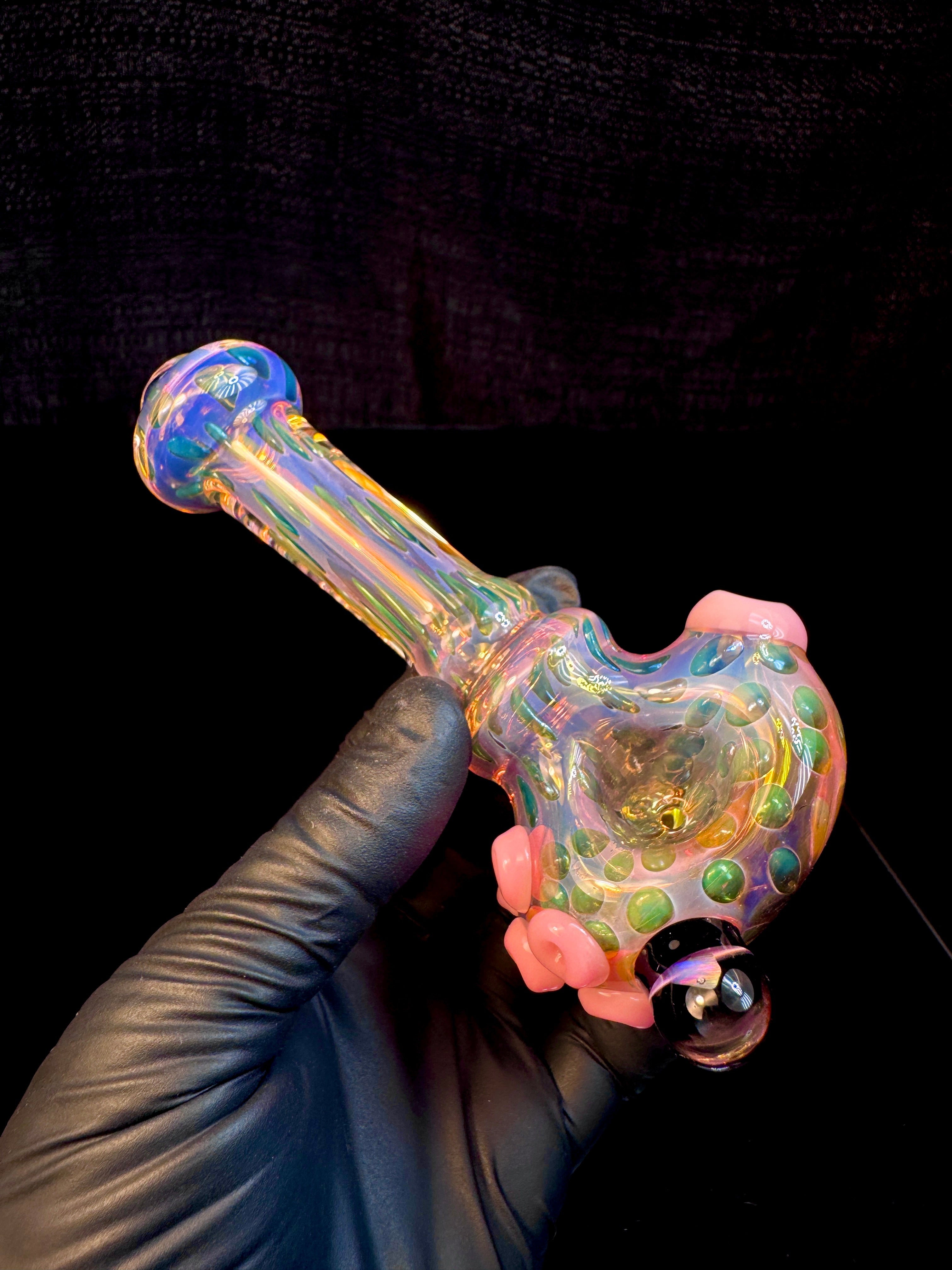 Gold Fume opal spoon x blush