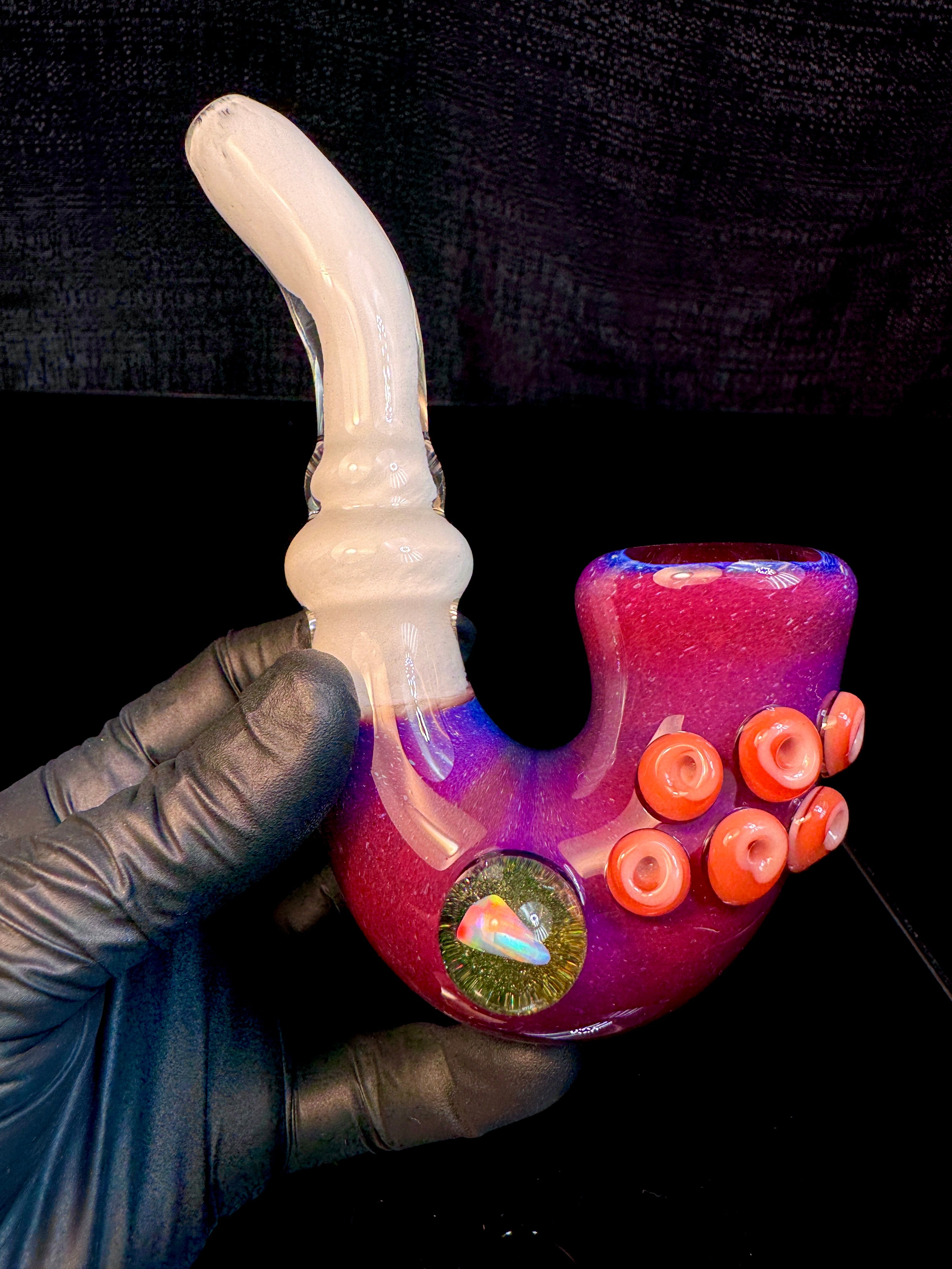 Star white x Midnight magenta stardust opal sherlock