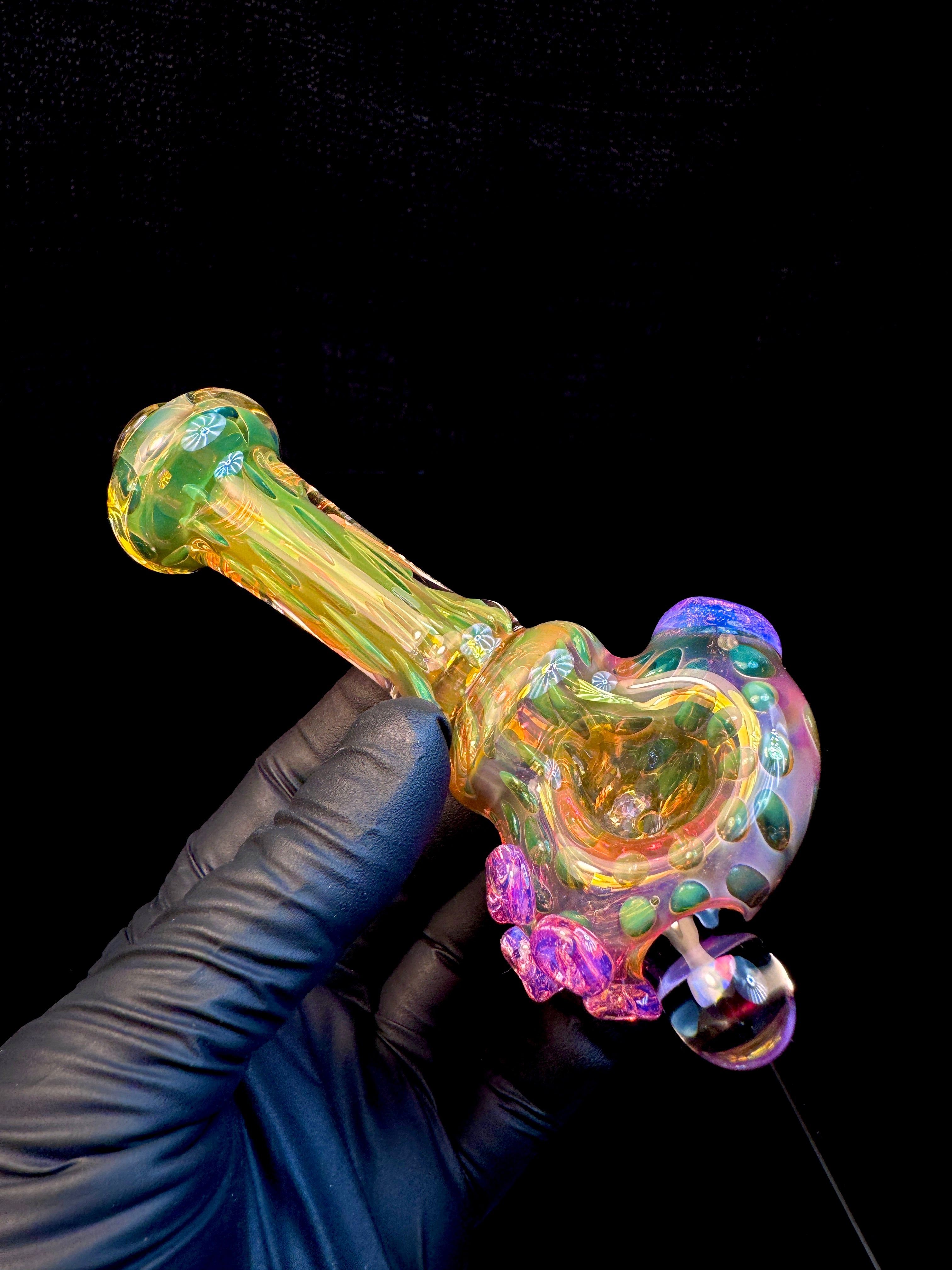 Gold Fume opal spoon x Pink slyme