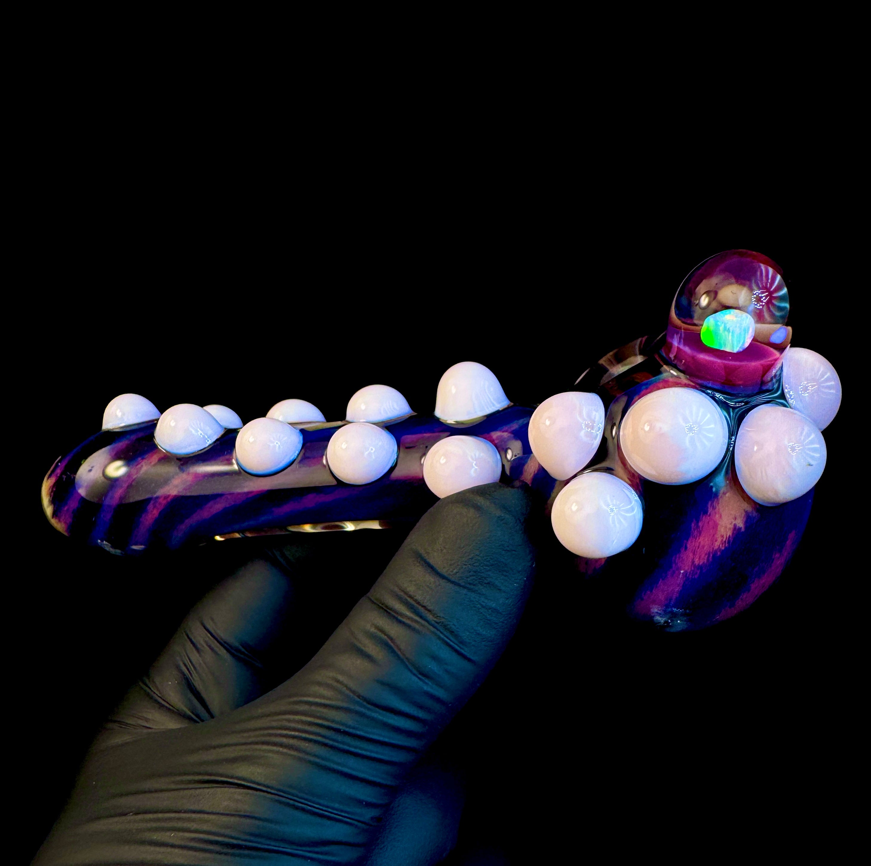 Fripidy x Deep blue striped opal pipe