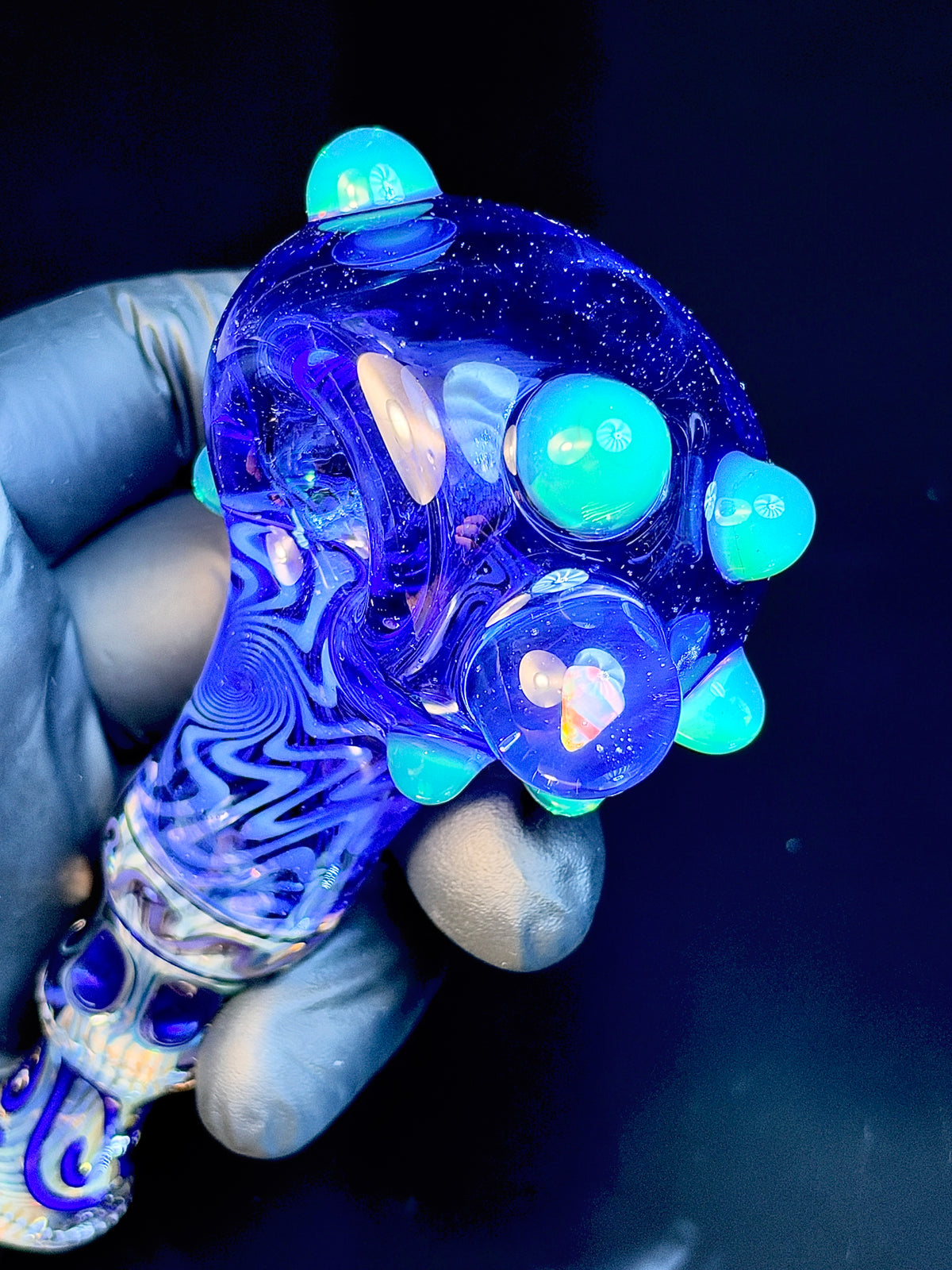 Brilliant Blue wigwag spoon