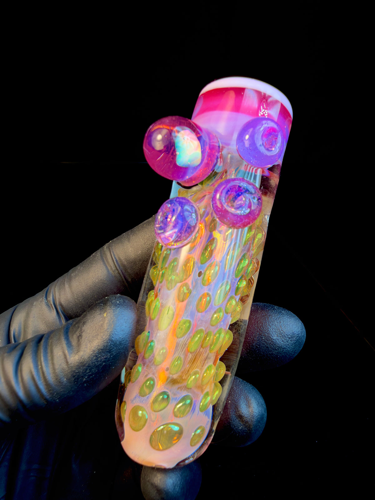Fumed opal brickhouse chillum