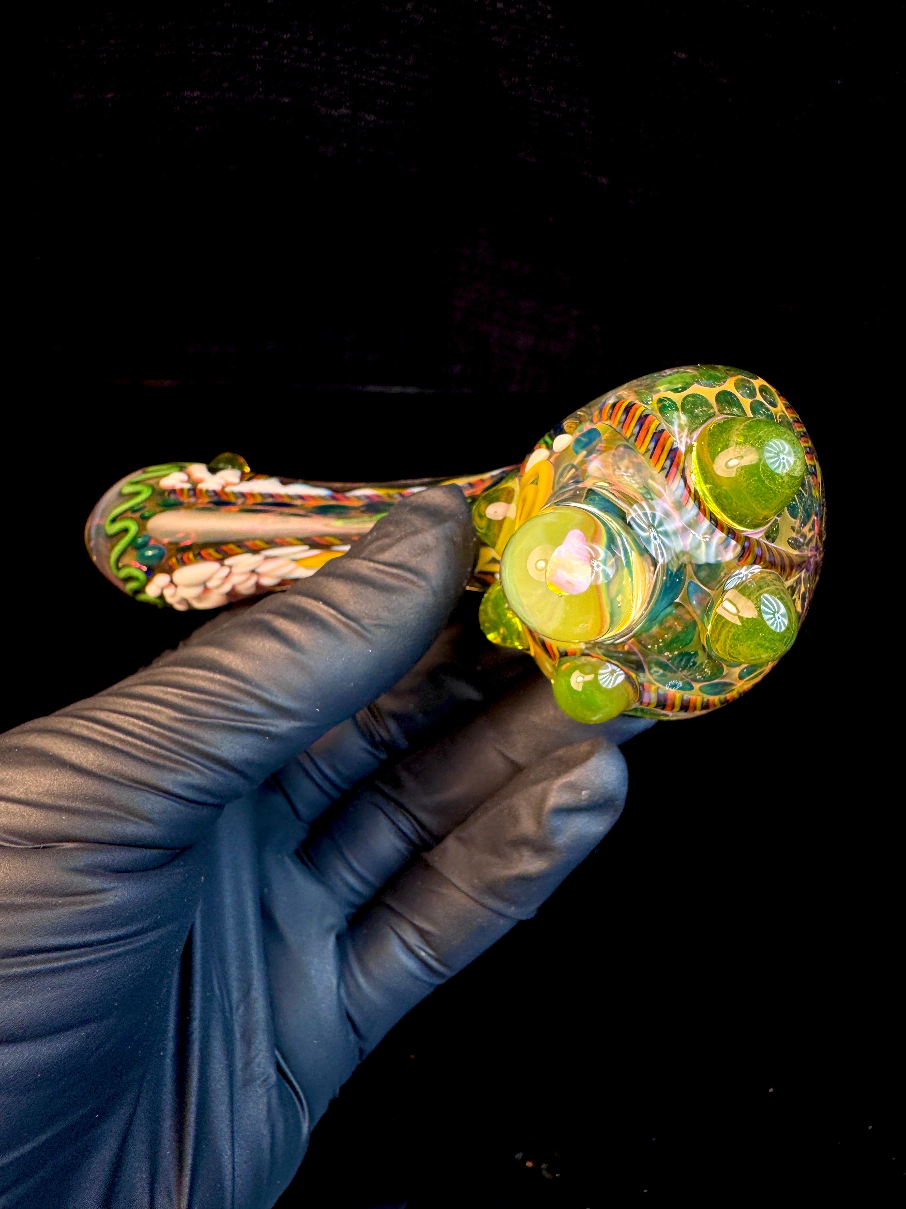 Gold fume x green stardust Premo Fume Cane Spoon