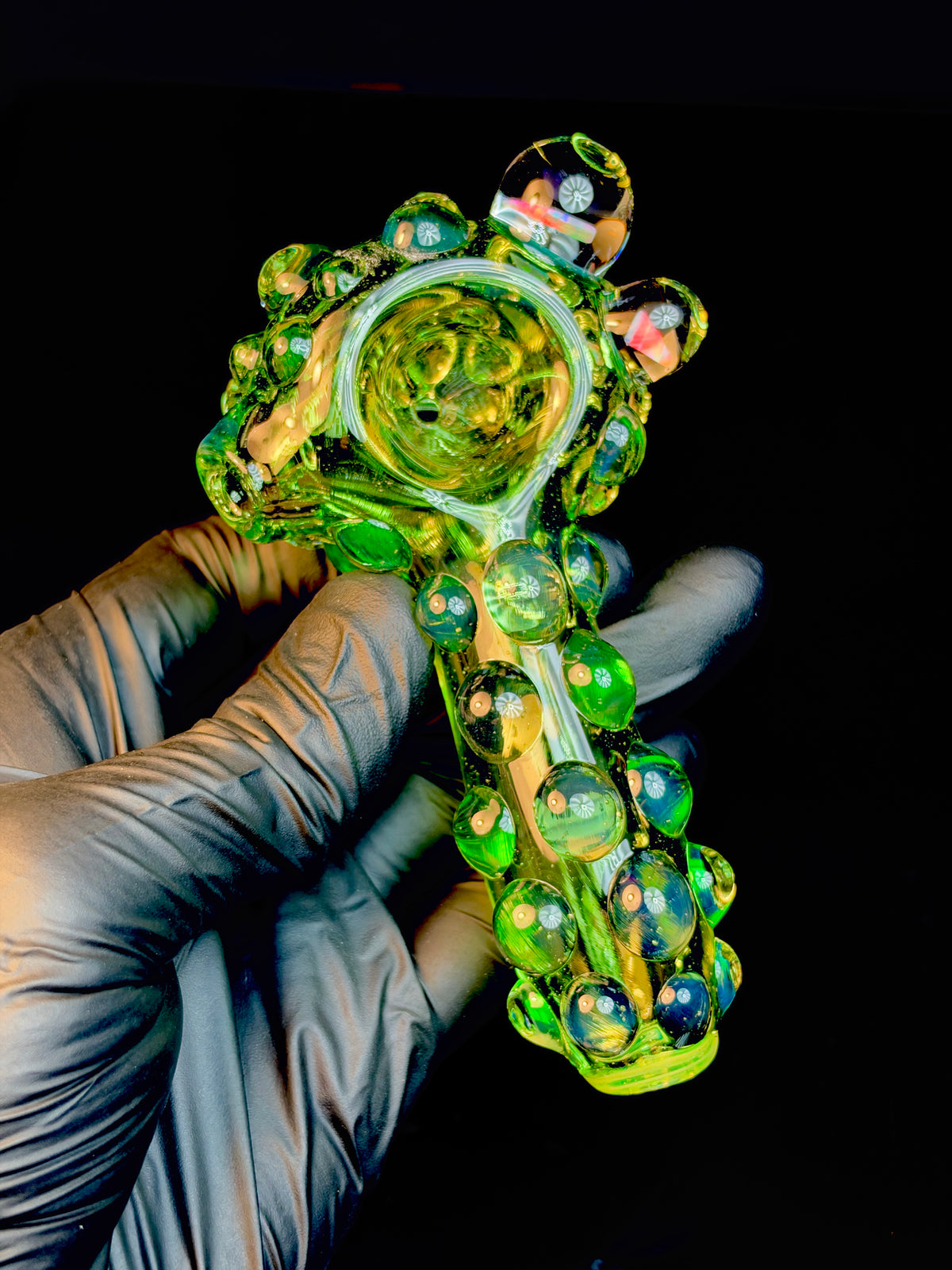 Tropical Green 2x Opal Pipe