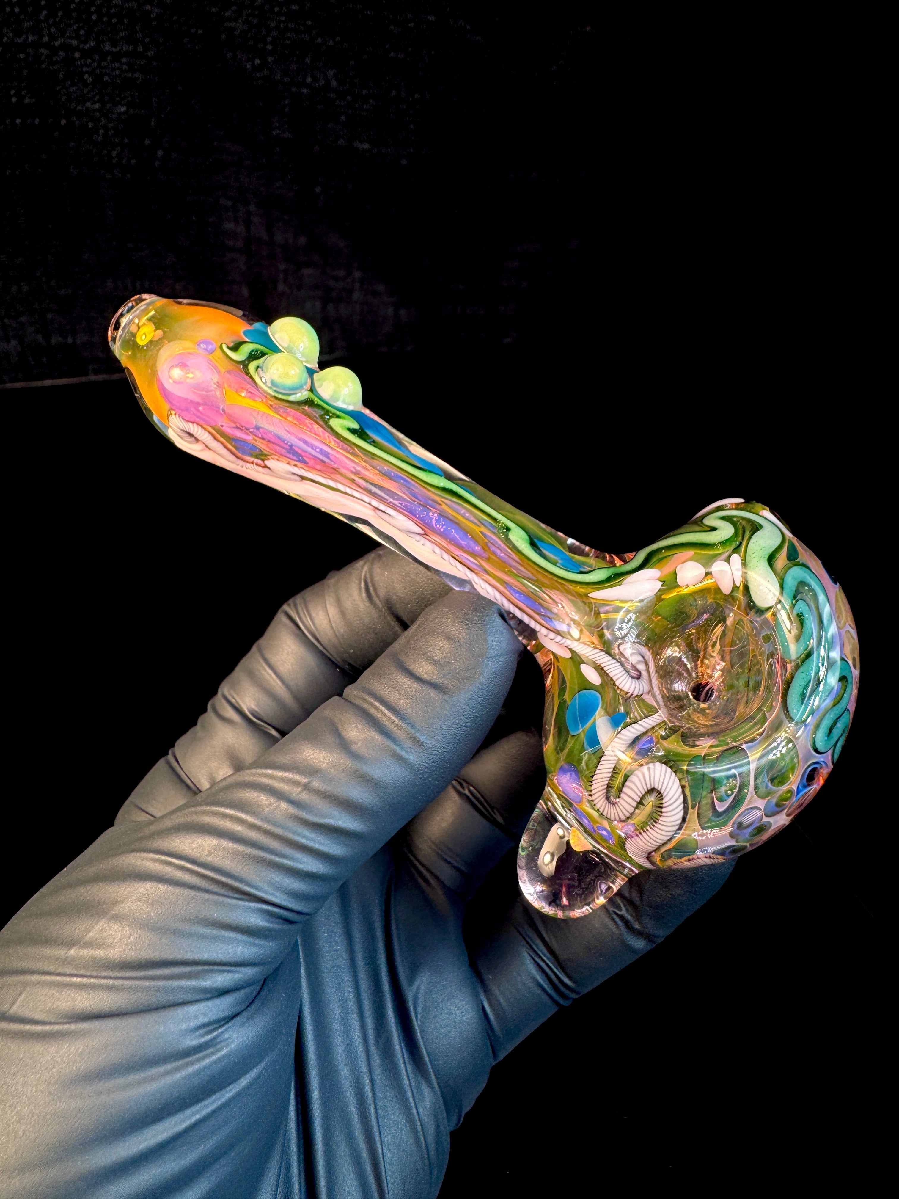 Milky Slyme Premo Fume Cane Spoon