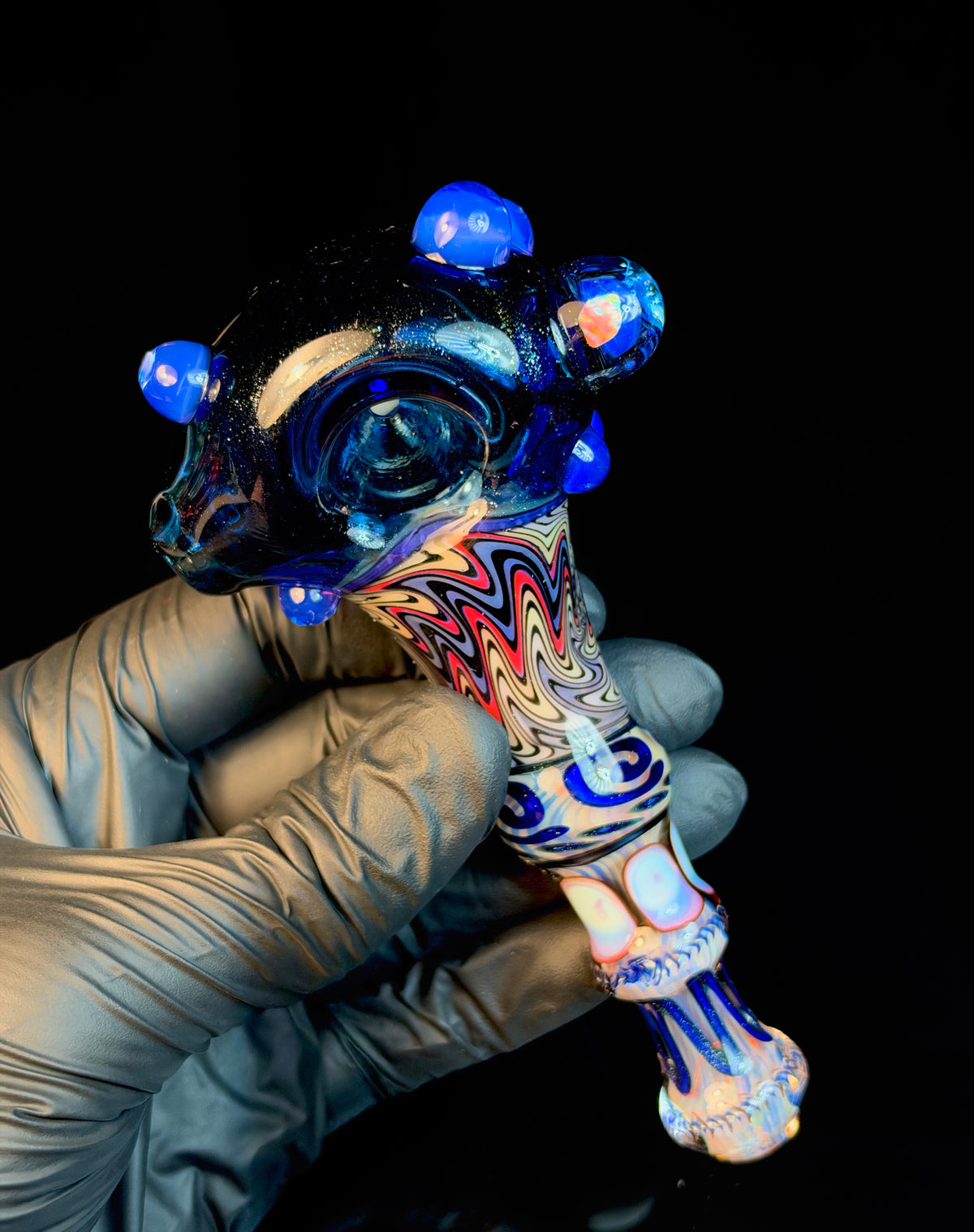 Blue Stardust Wigwag Spoon