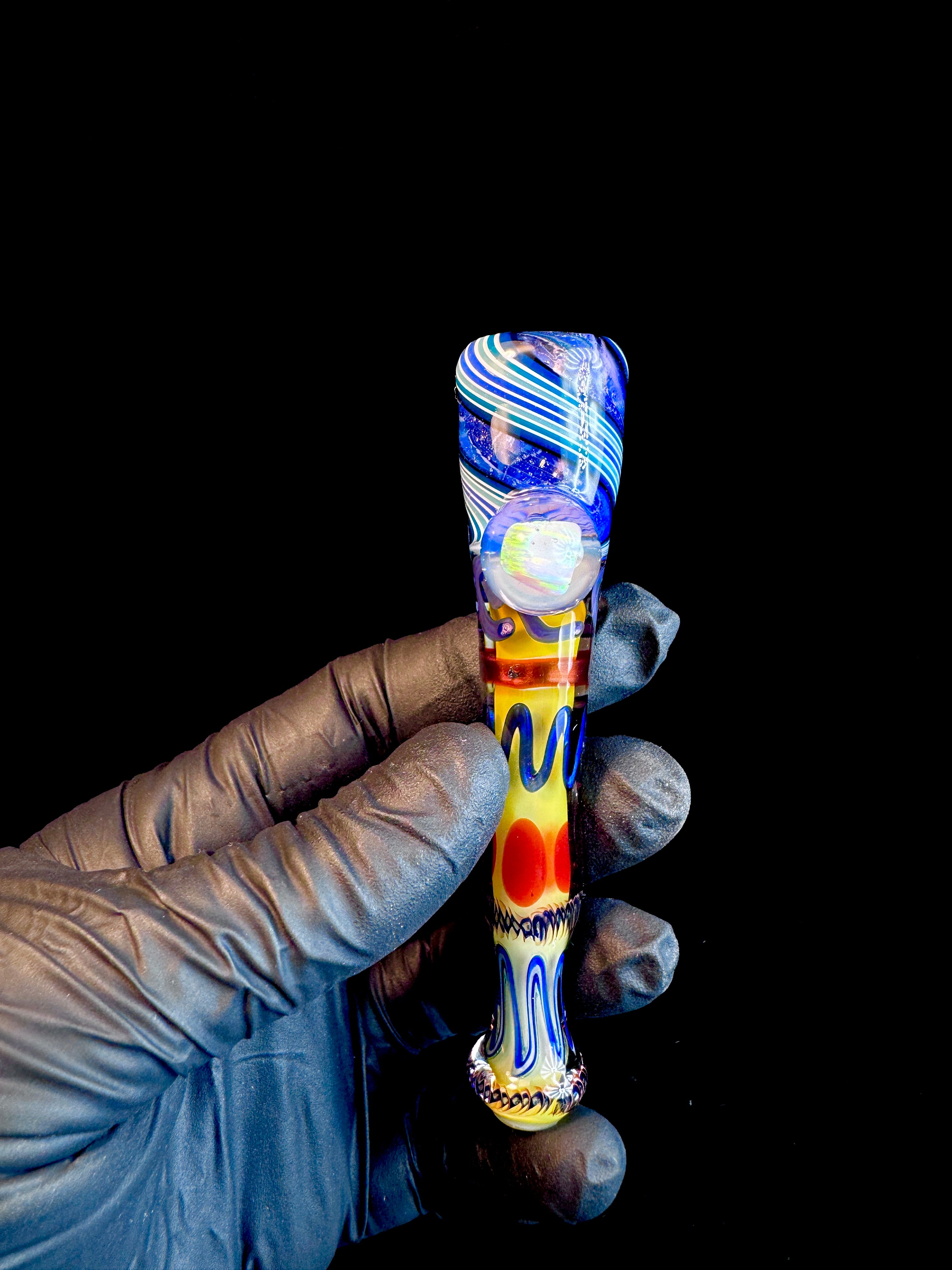 Linework x Gold fumed inside out opal bat