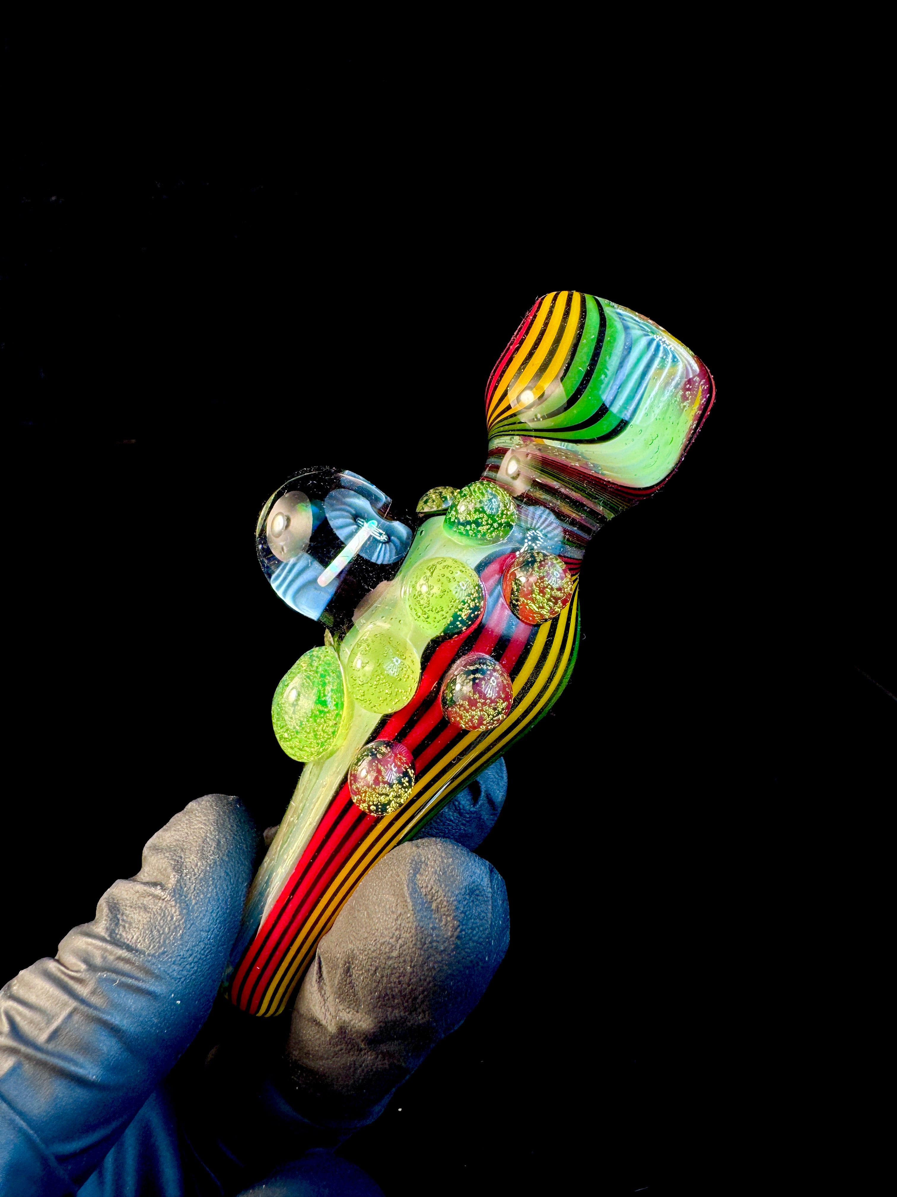 Slyme Rasta opal chillum