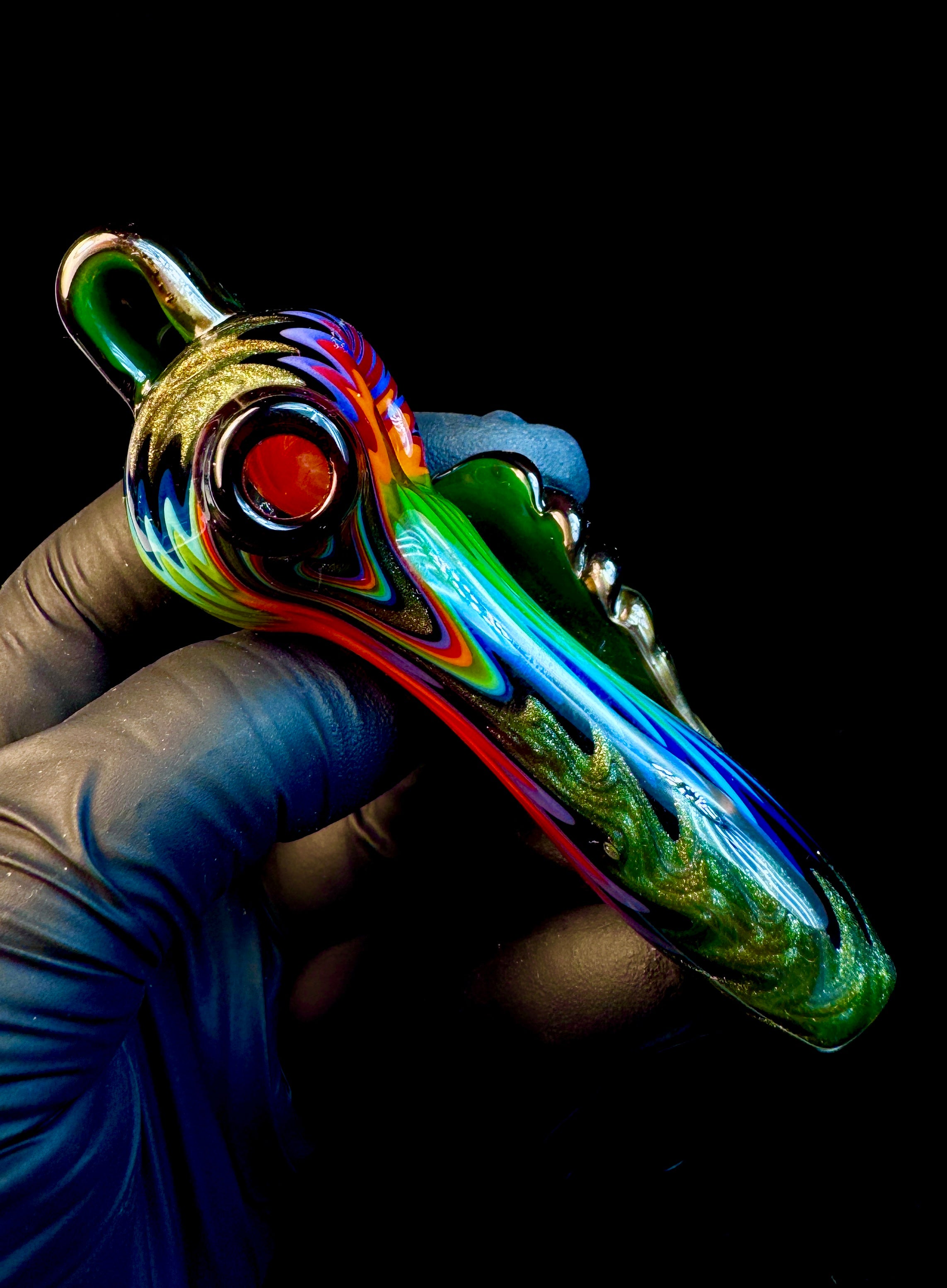 HL x Blossom wigwag rainbow pendant mini pipe