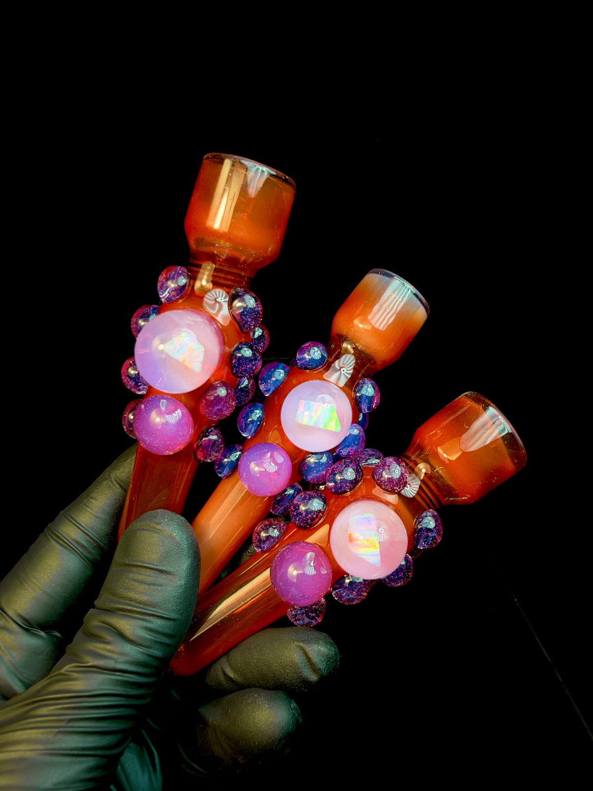 Garnet x pink slyme opal chillum