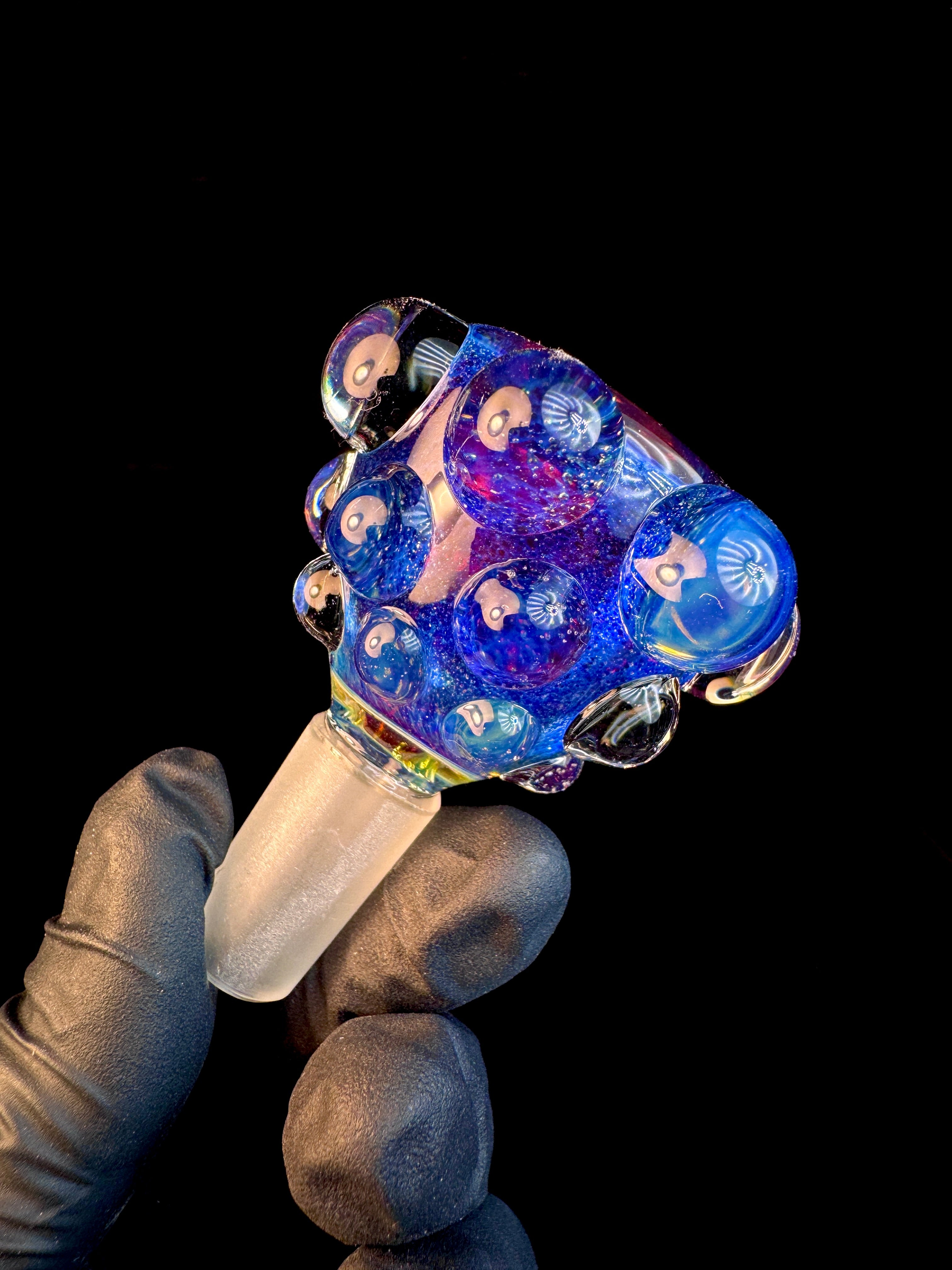 14mm Mystery adventurine dot Slide