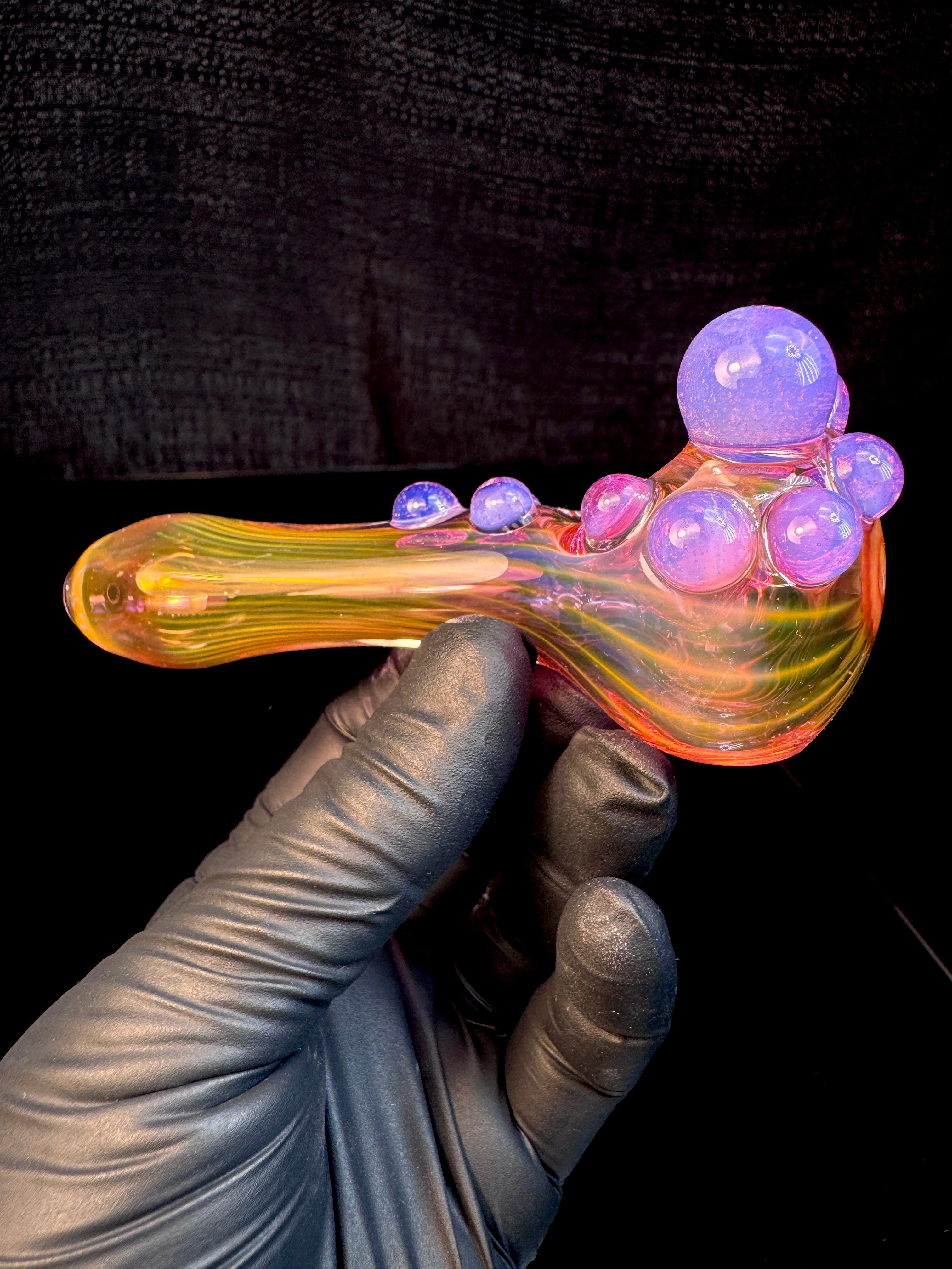 Gold fume x pink slyme dot spoon