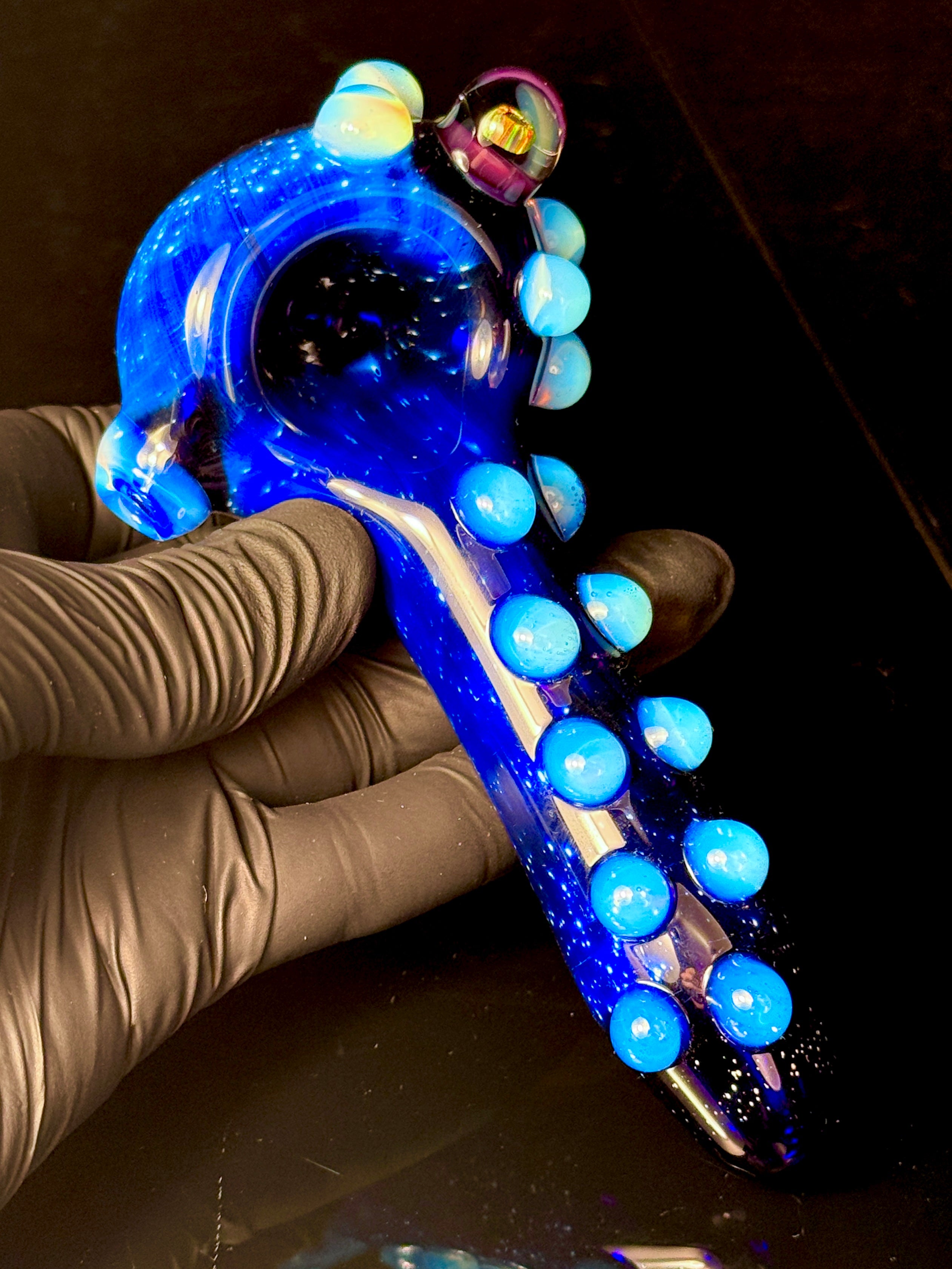 Secret white x Starry night dark opal pipe
