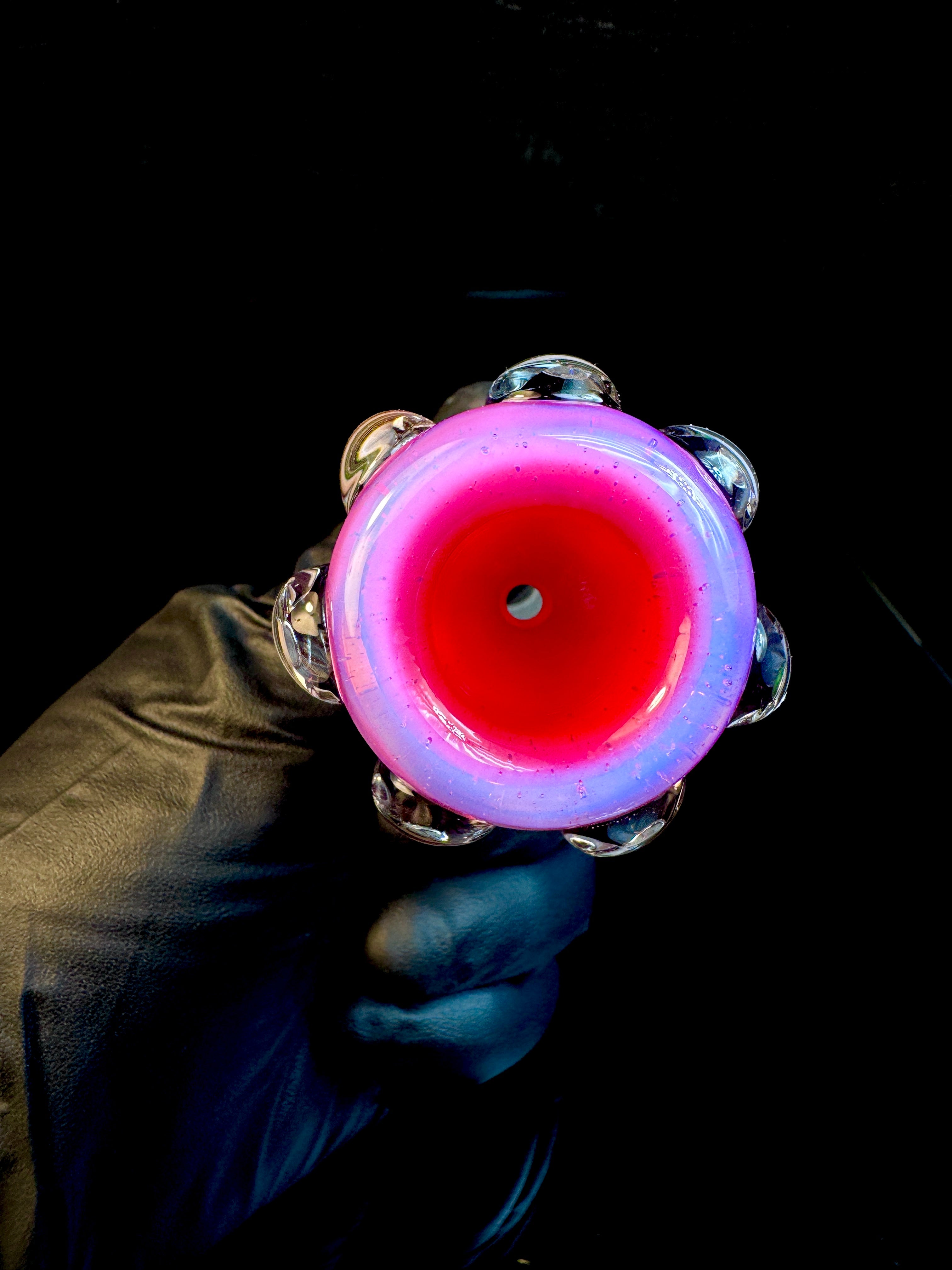 14mm Watermelon x flamingo dot bowl