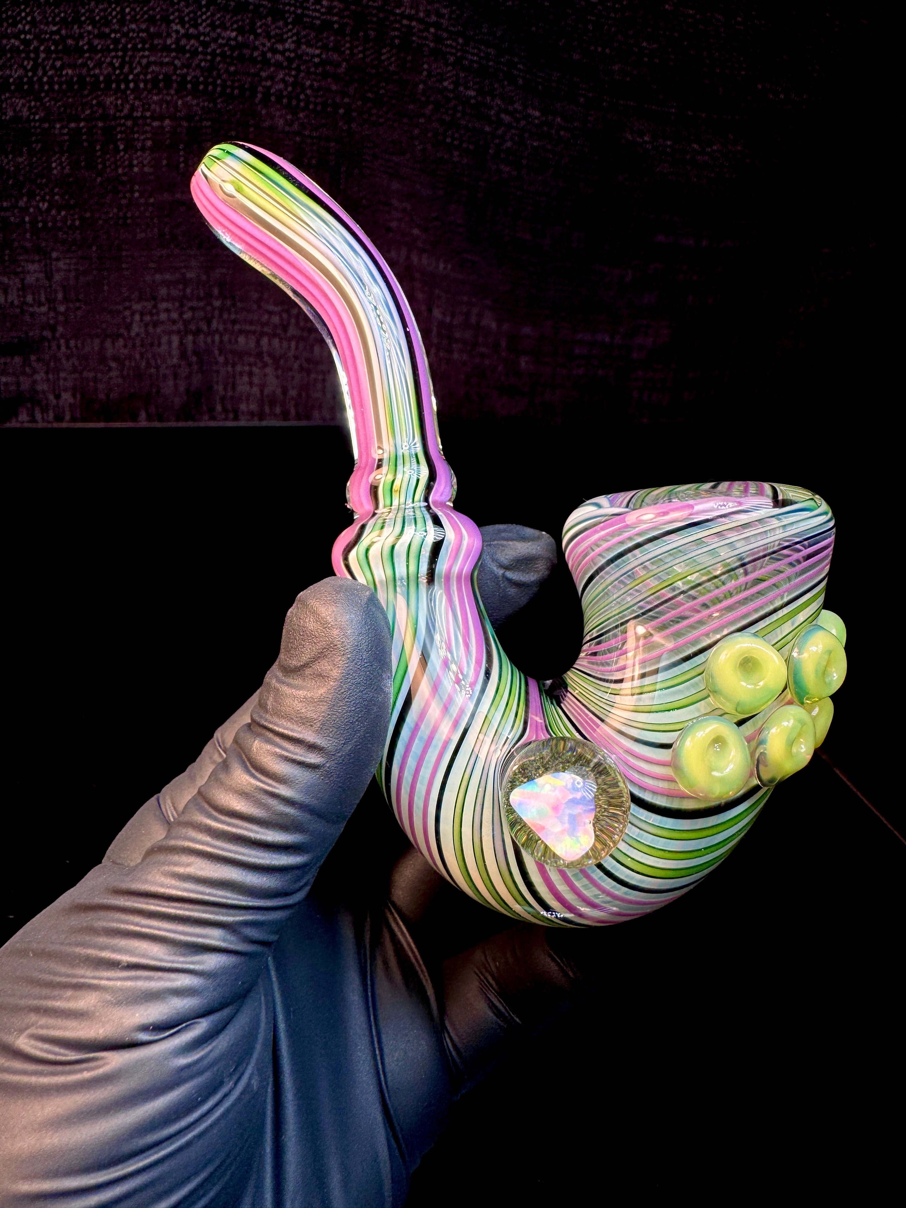 Fumed linework opal lock
