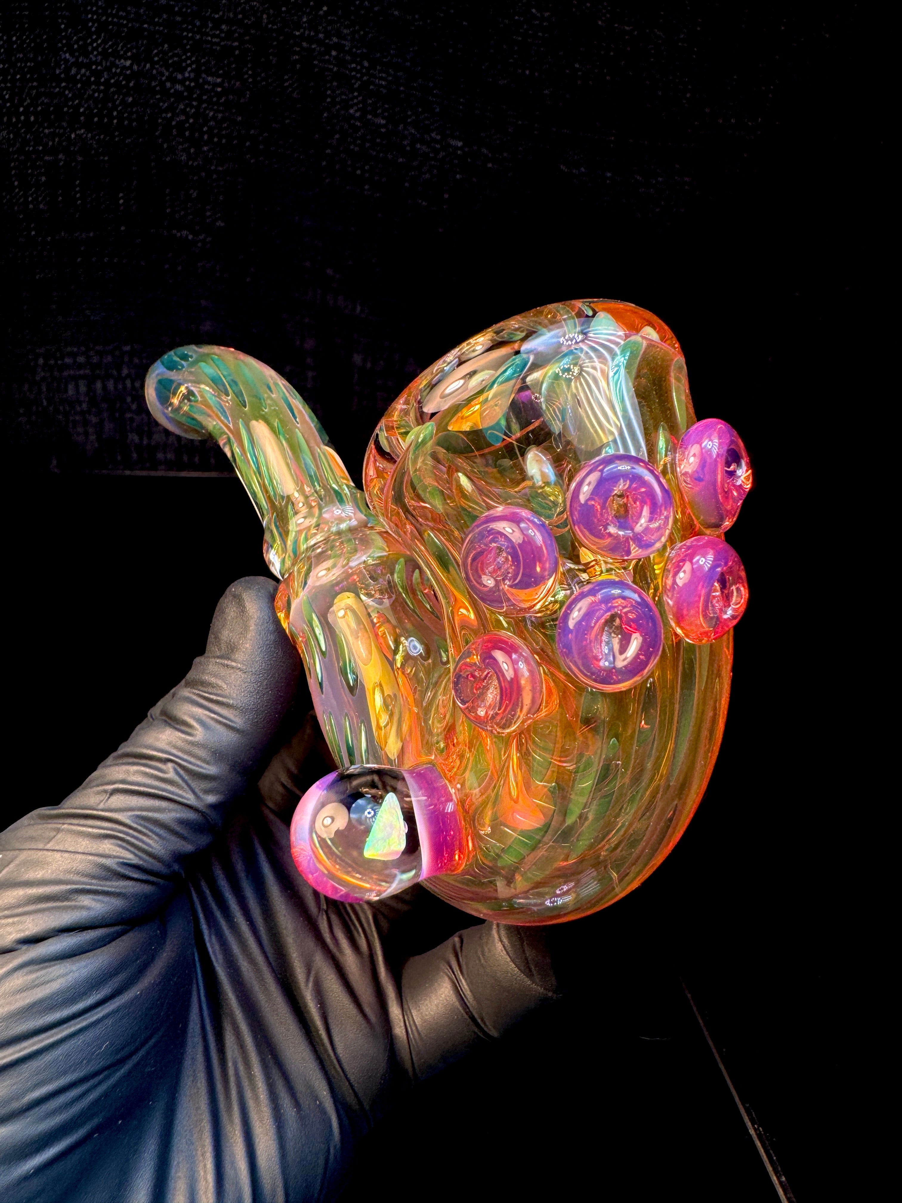 Gold fume x pink slyme opal lock