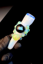 Load image into Gallery viewer, Secret white x slyme opal chillum
