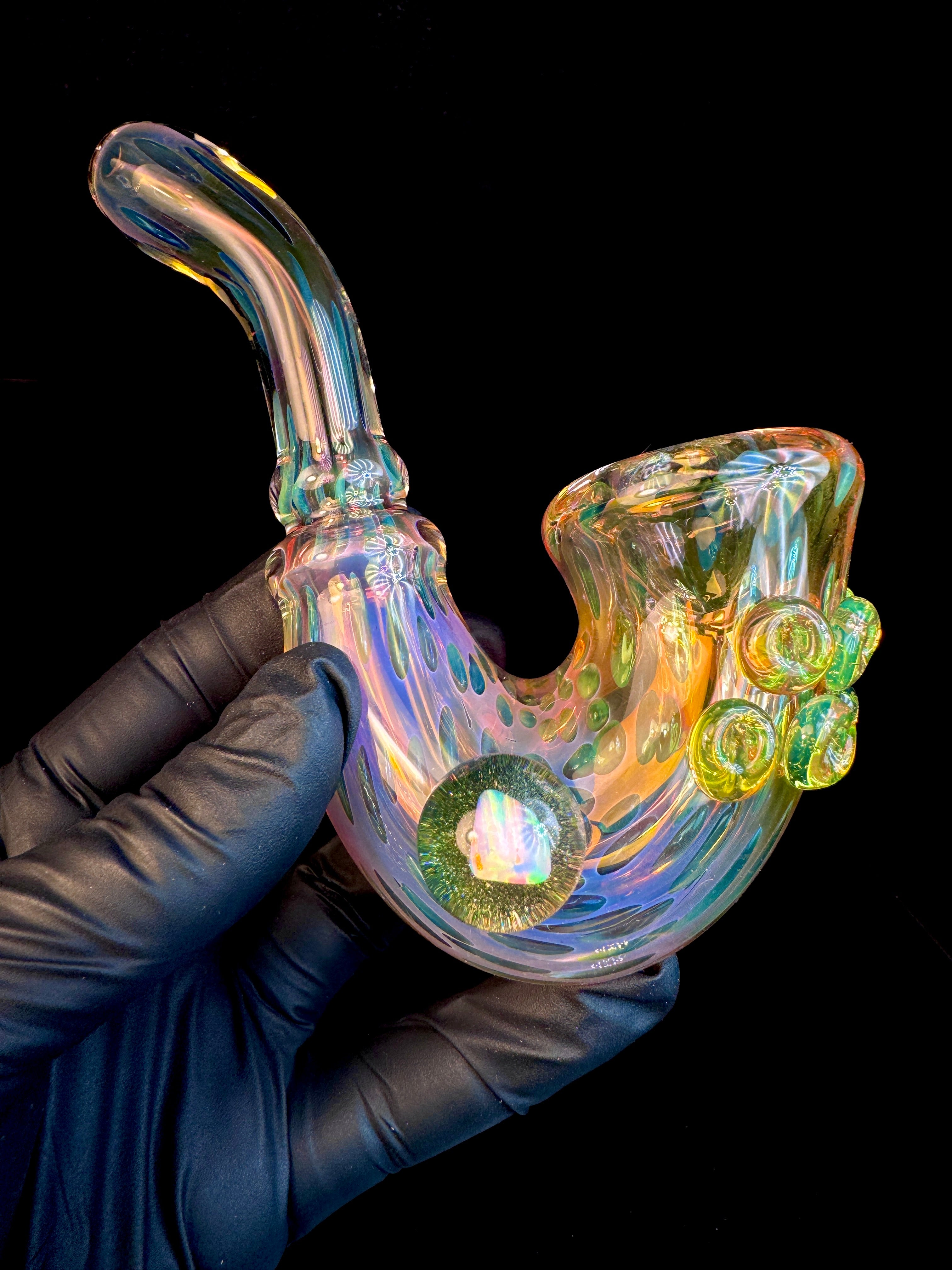 Gold fume x slyme opal lock
