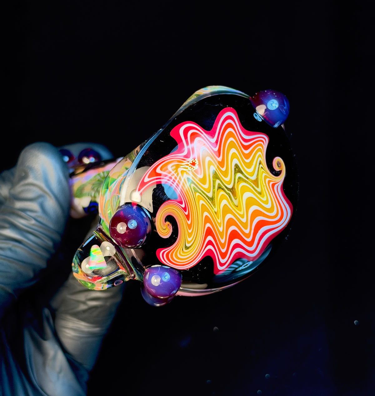 Premo wigwag Color Changing Opal Spoon