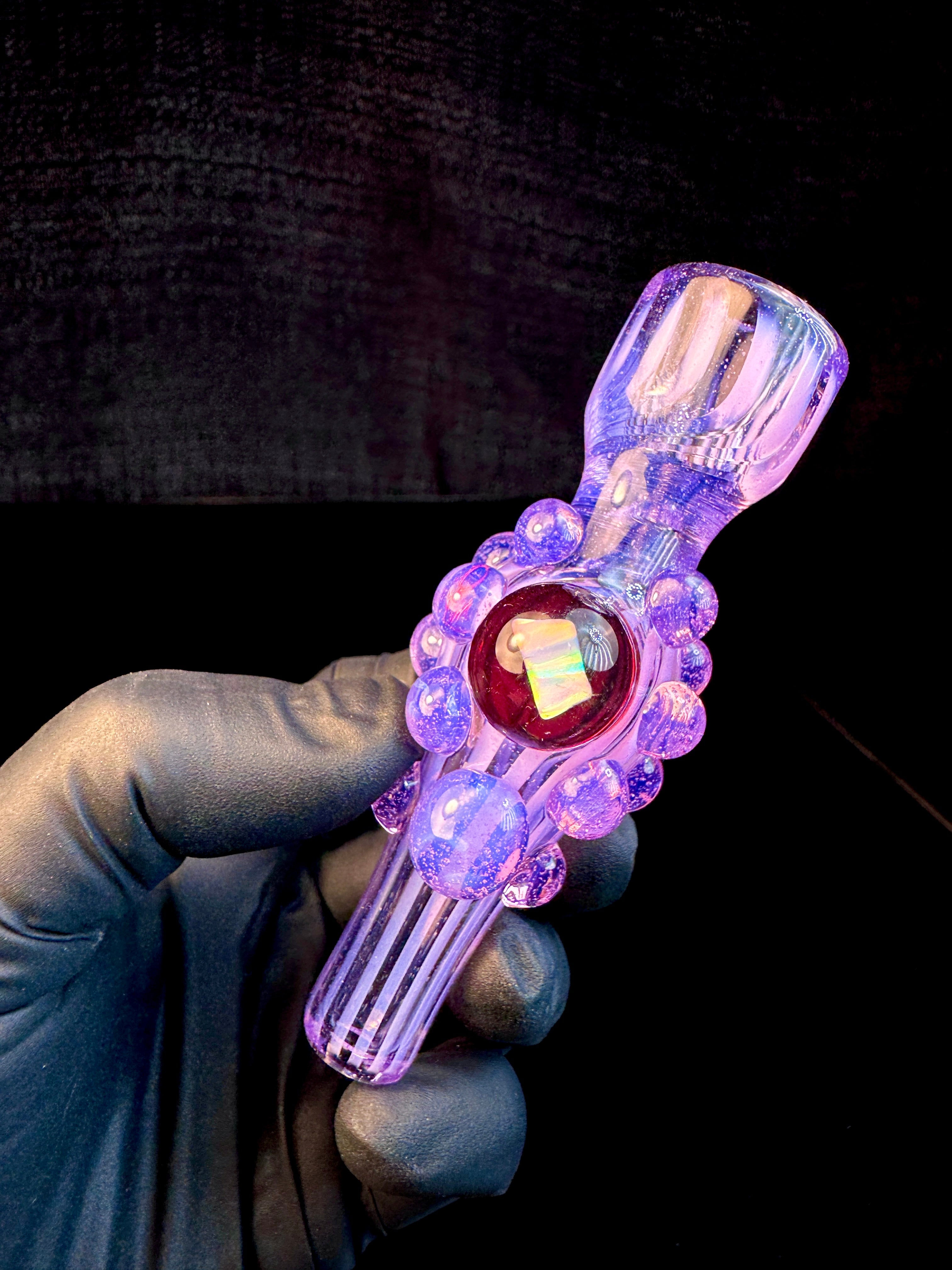 Pink slyme pinstripss opal chillum