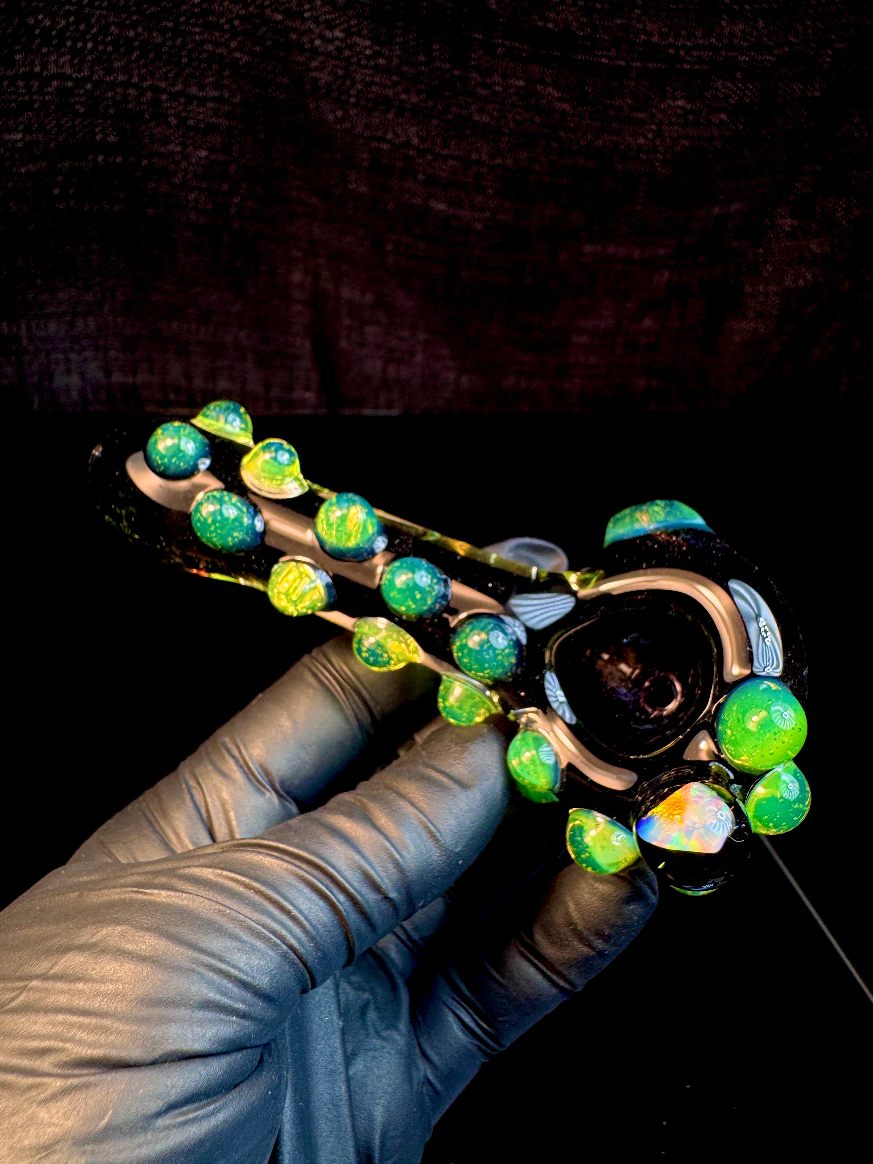 Galaxy black Opal spoon