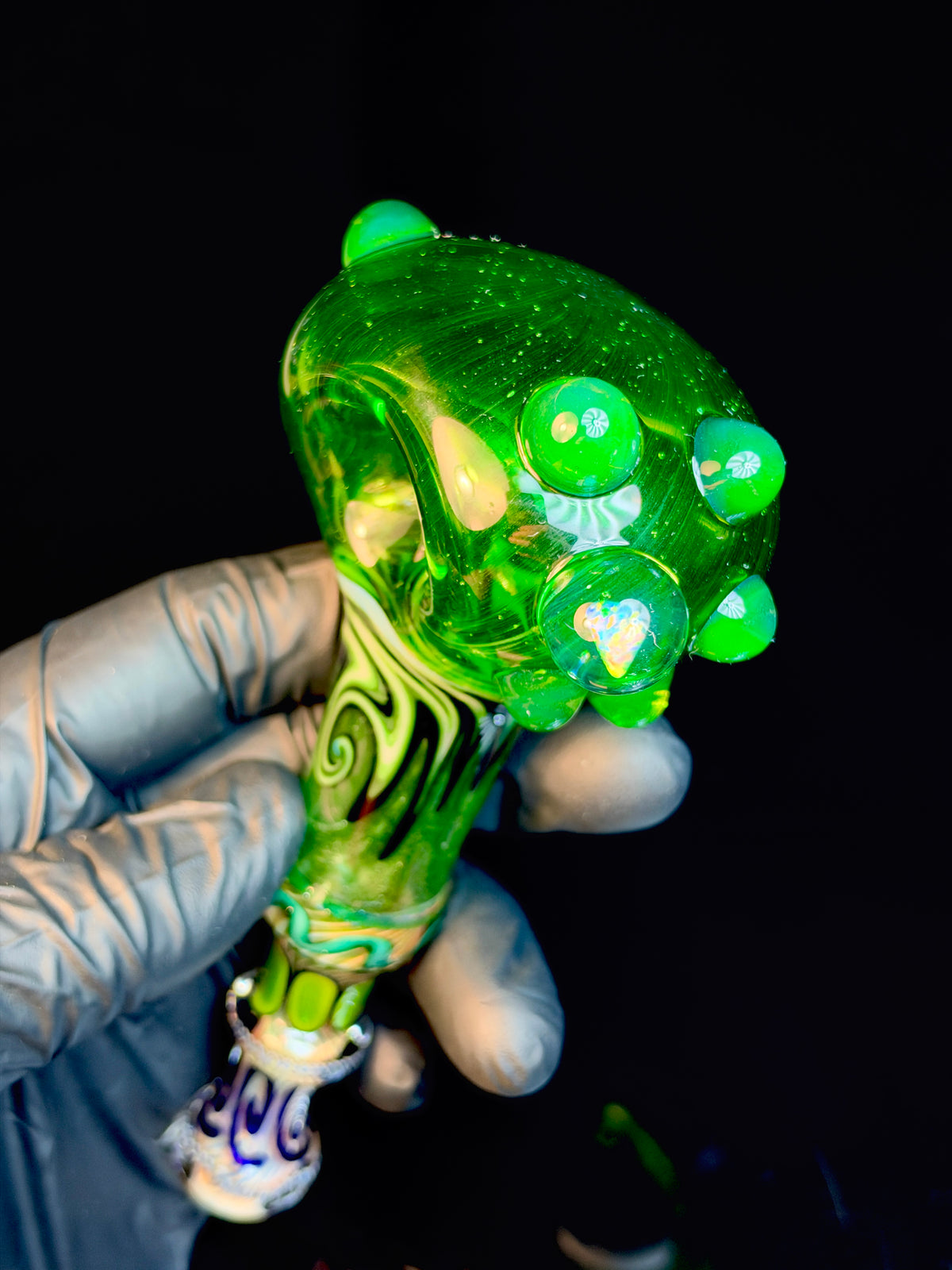 Portland Green Wigwag Spoon