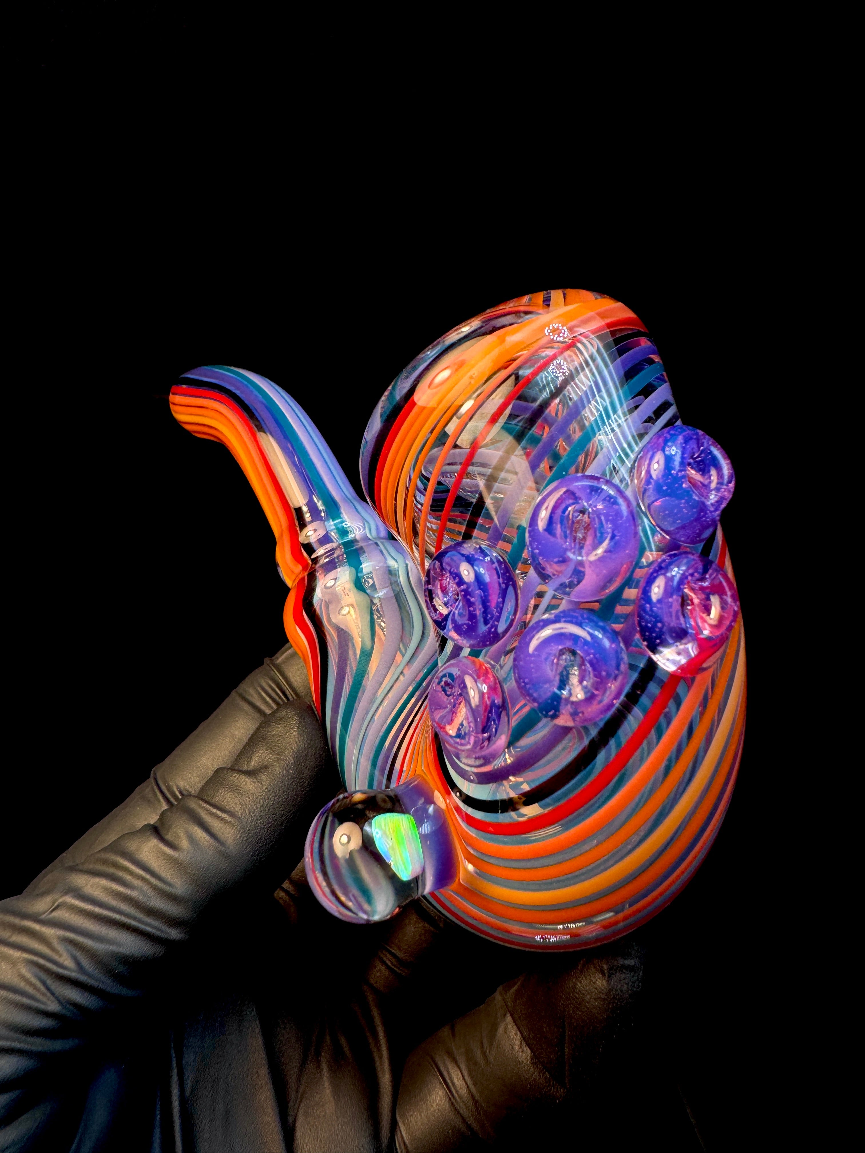 Fumed linework opal lock