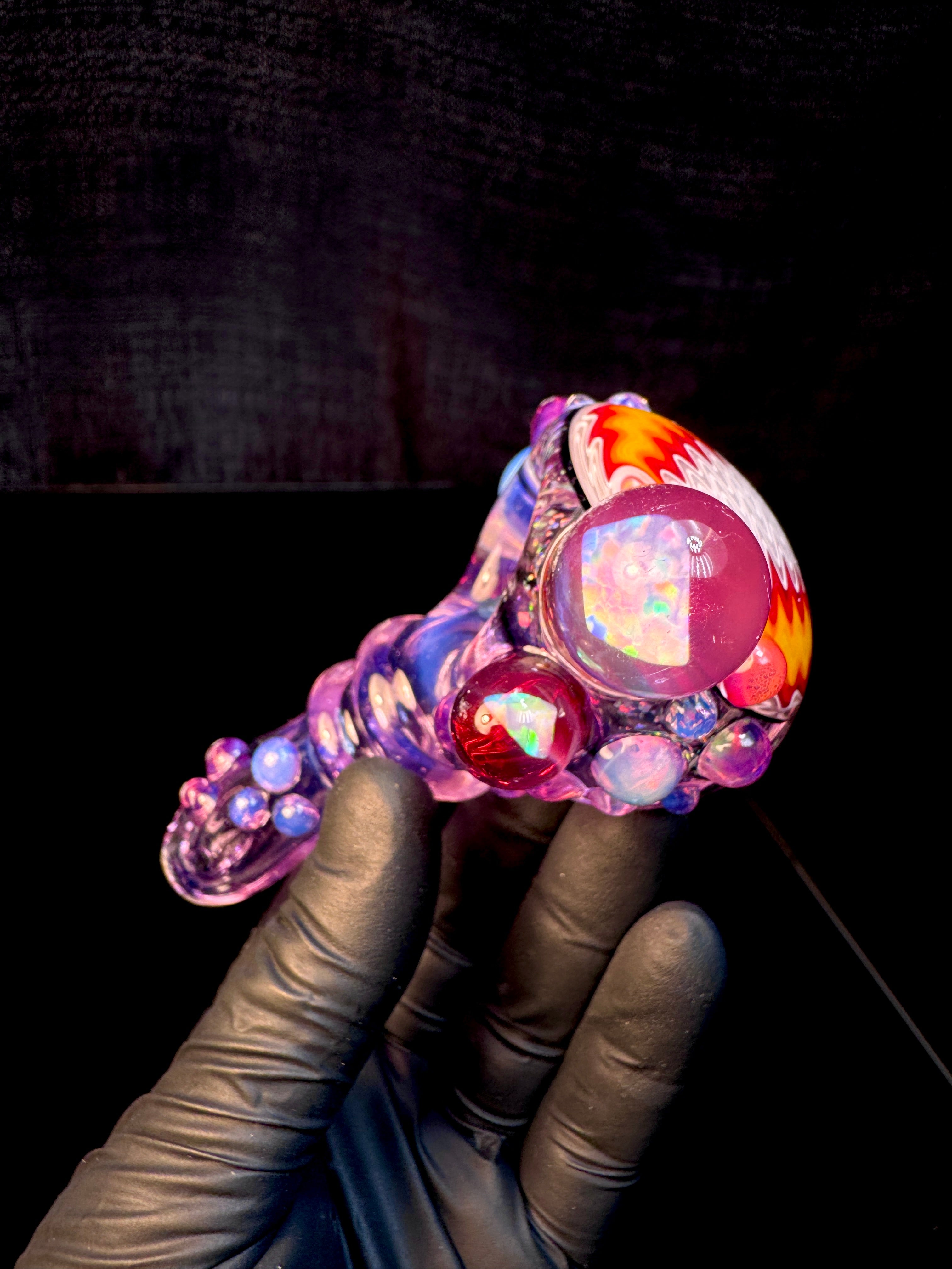 Wigwag opal spoon