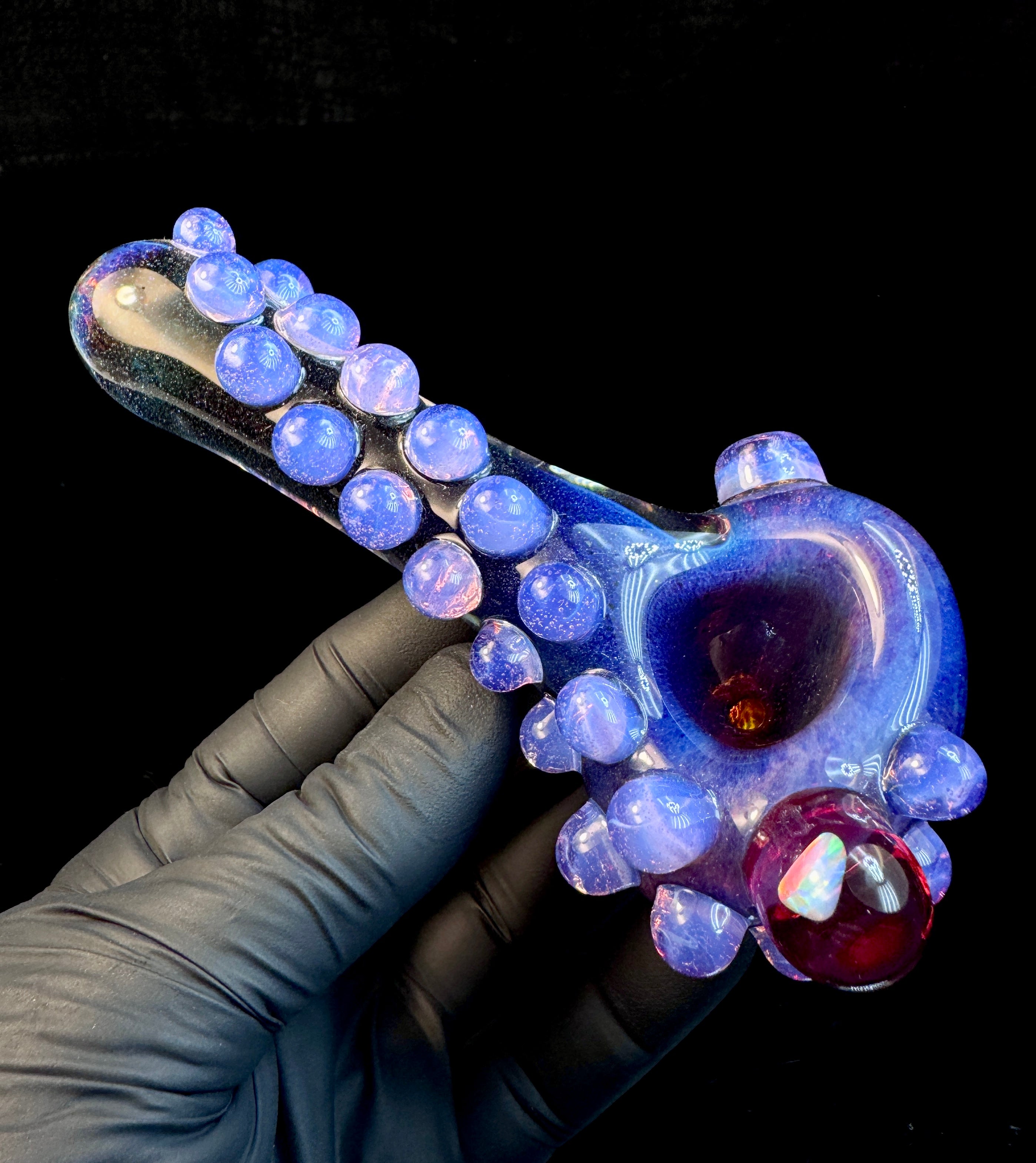 Amber purple nebula x pink slyme opal pipe