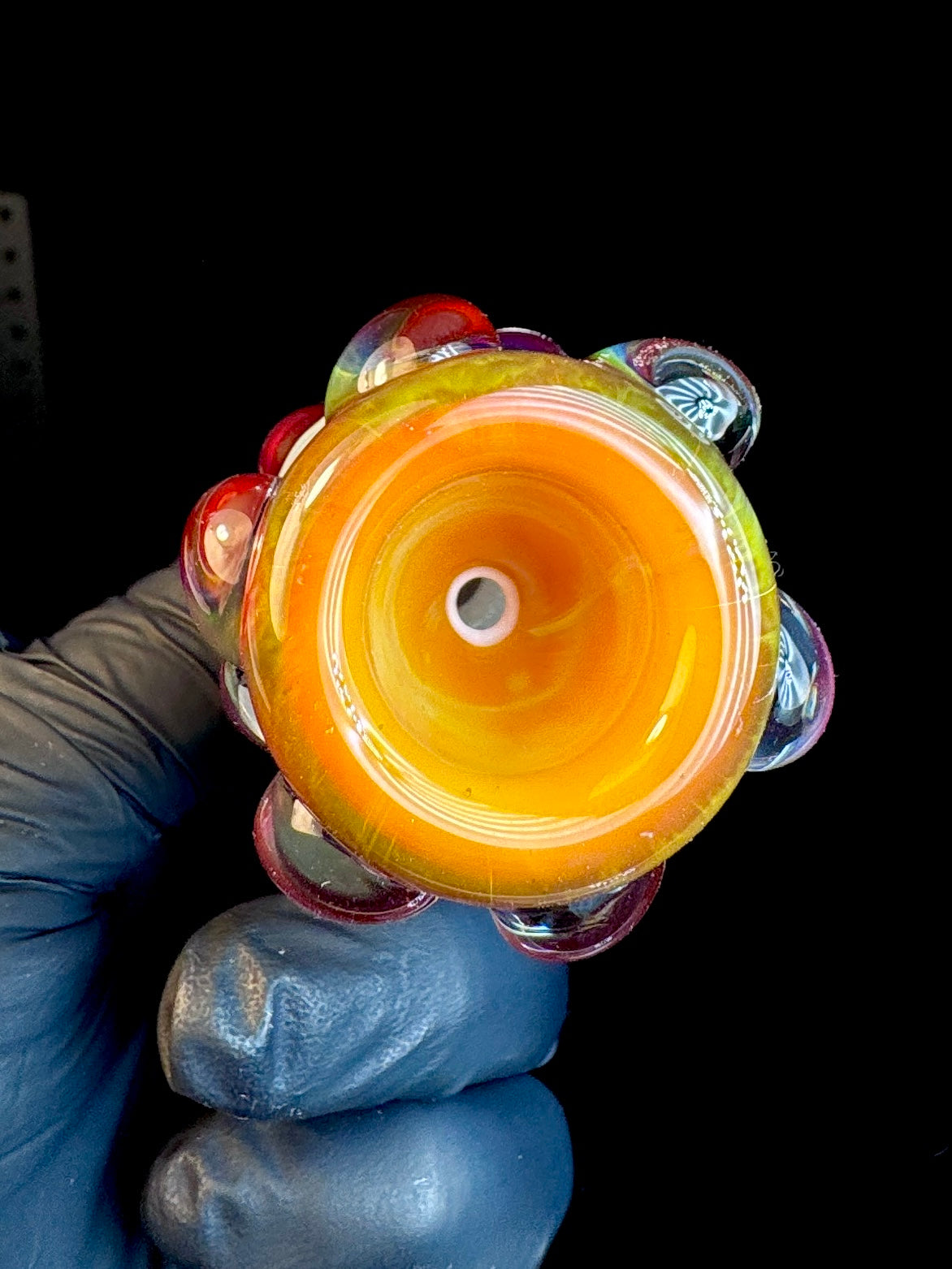 19mm bowl push image to show depth on a serendipity dot bowl