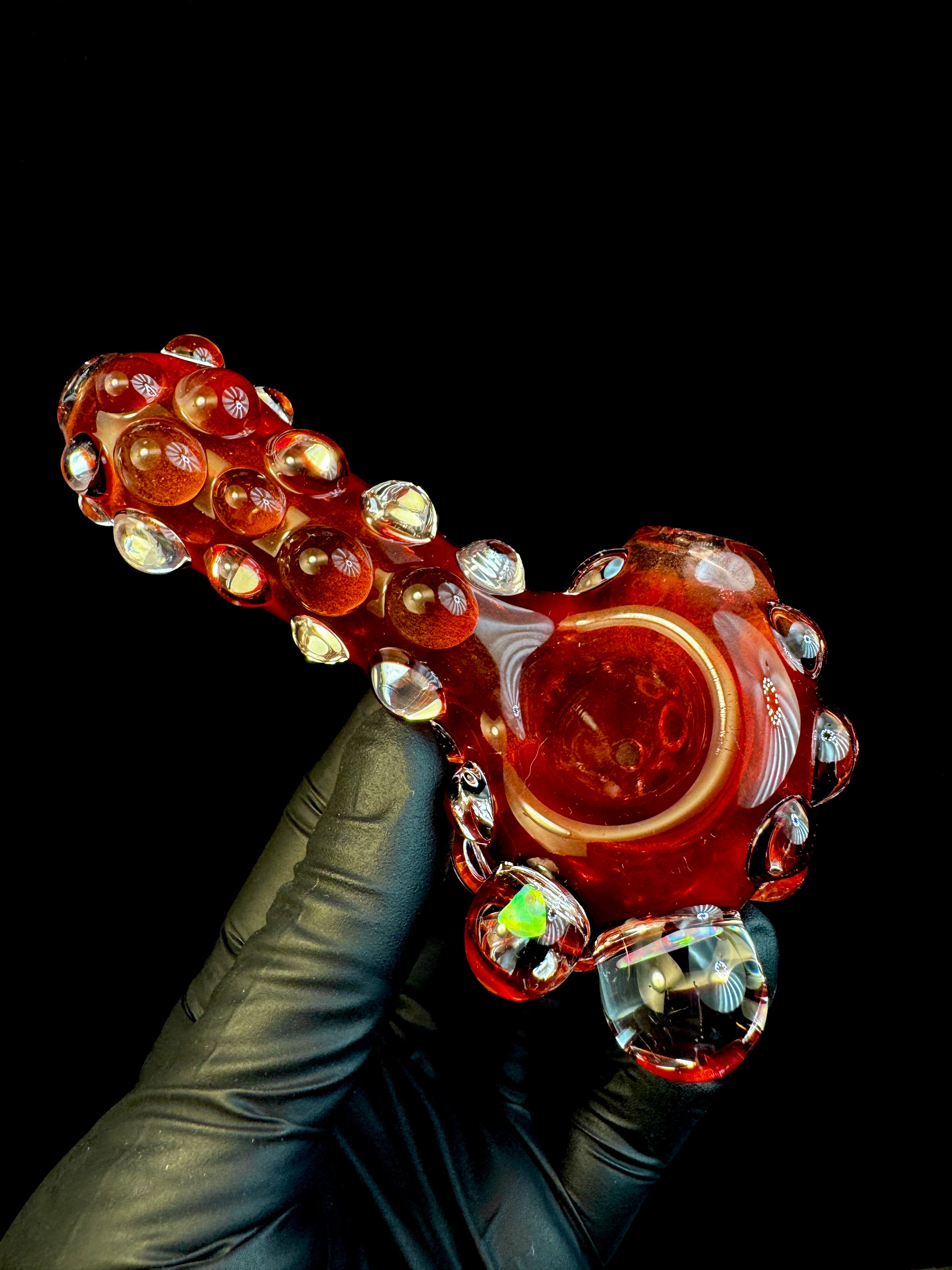 Garnet opal pipe