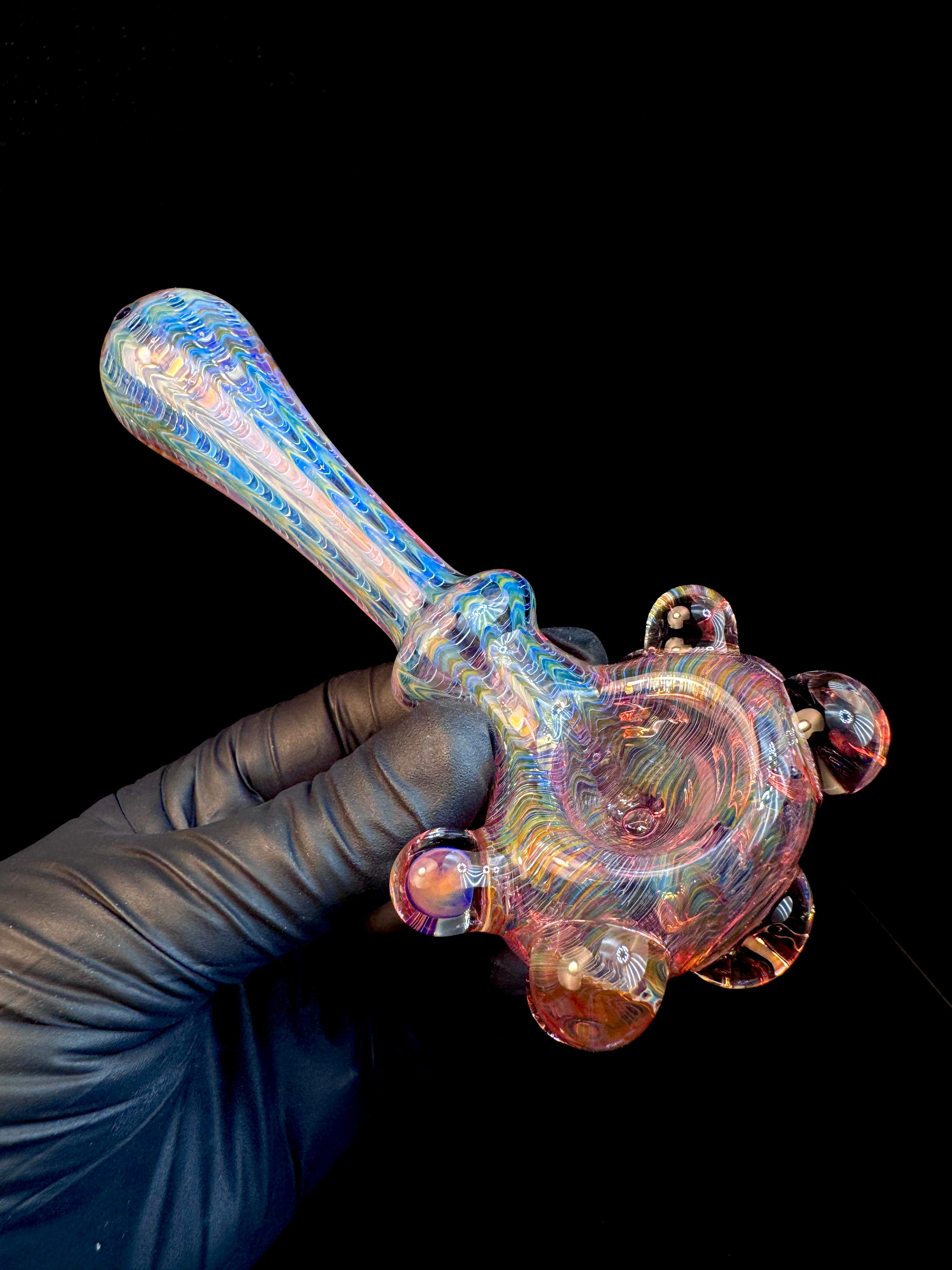 Electric pink Dark web mushroom pipe