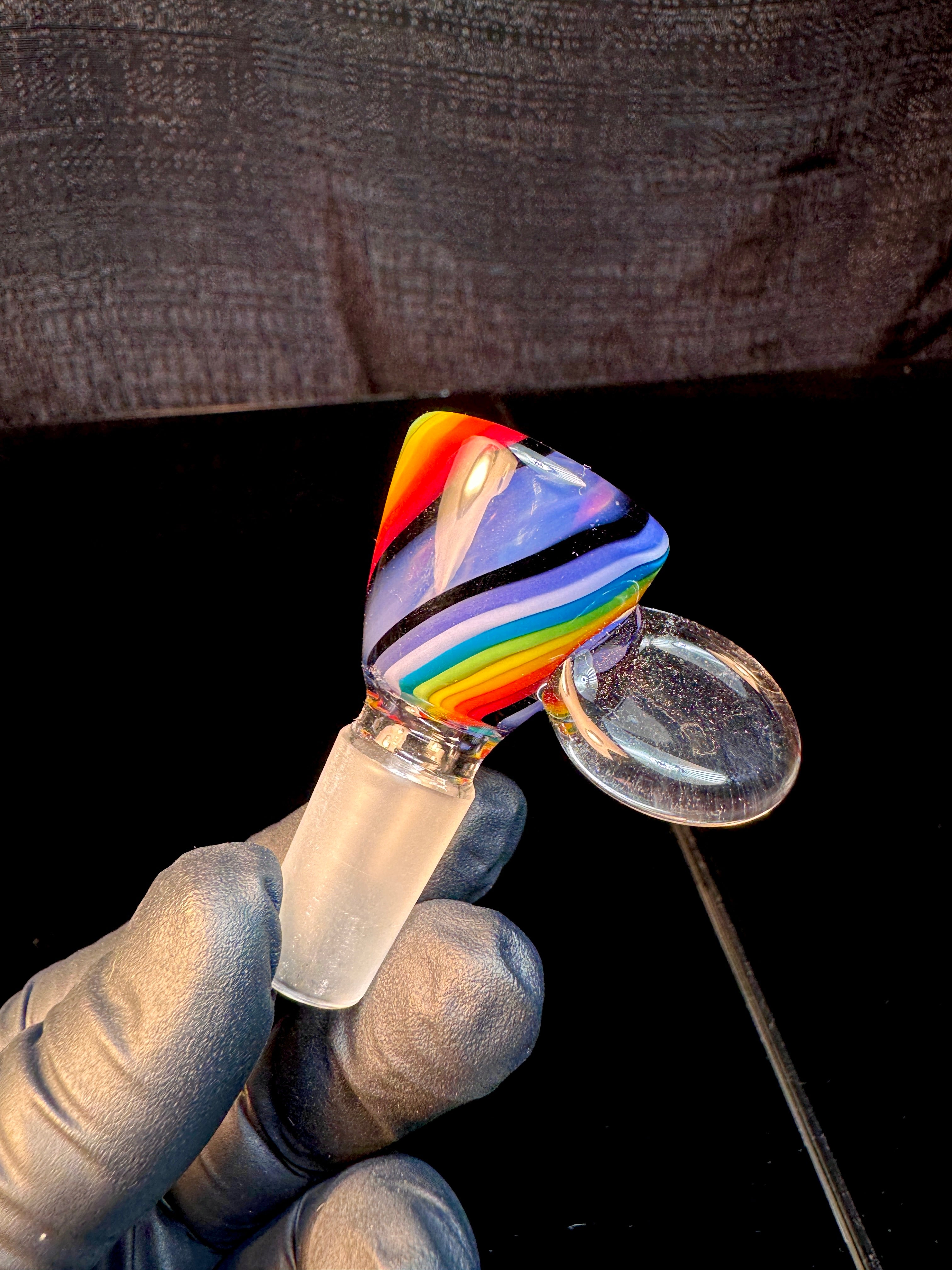 14mm Plum rainbow snapper Slide