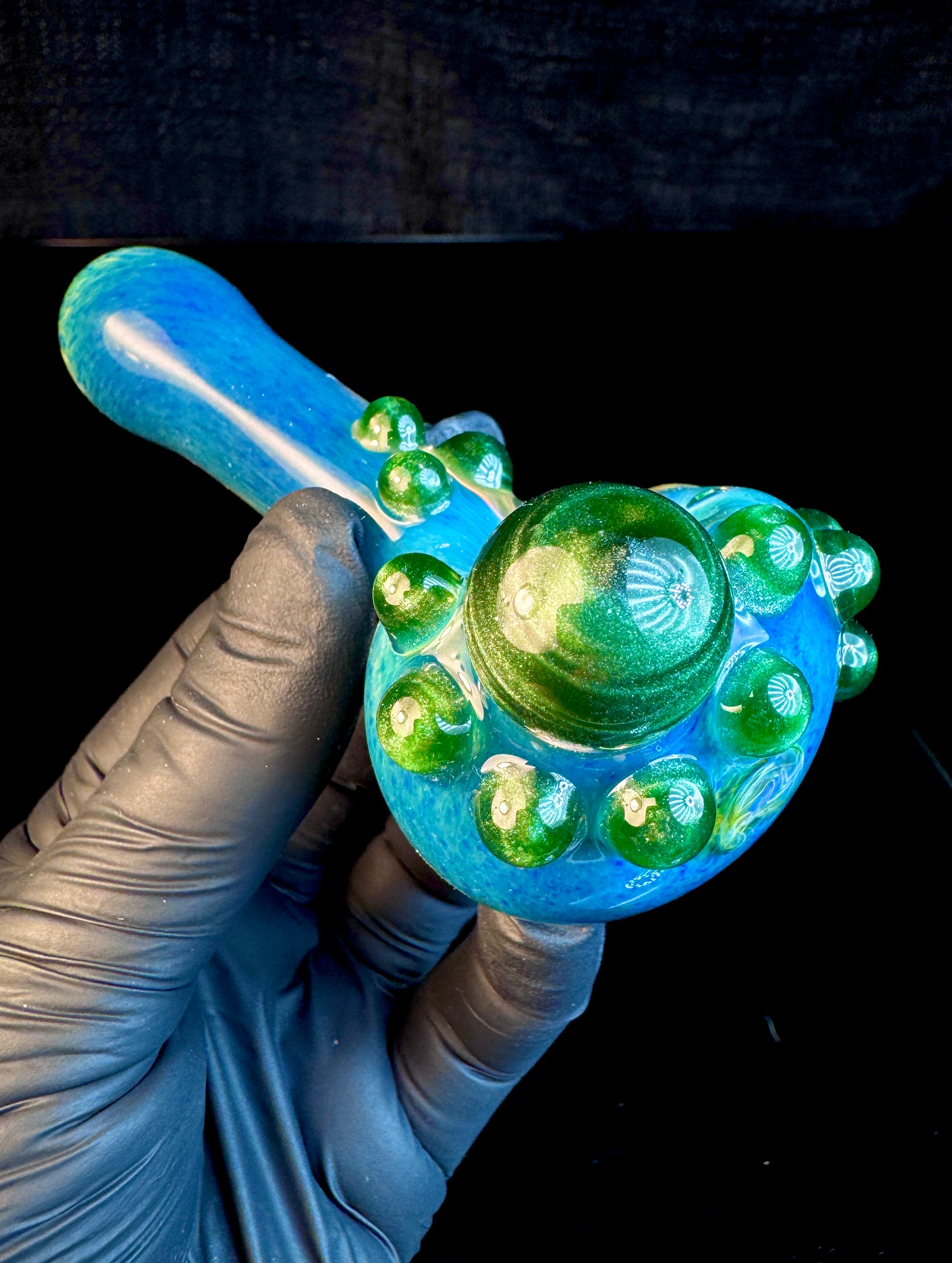 Aqua x green stardust premium dot pipe